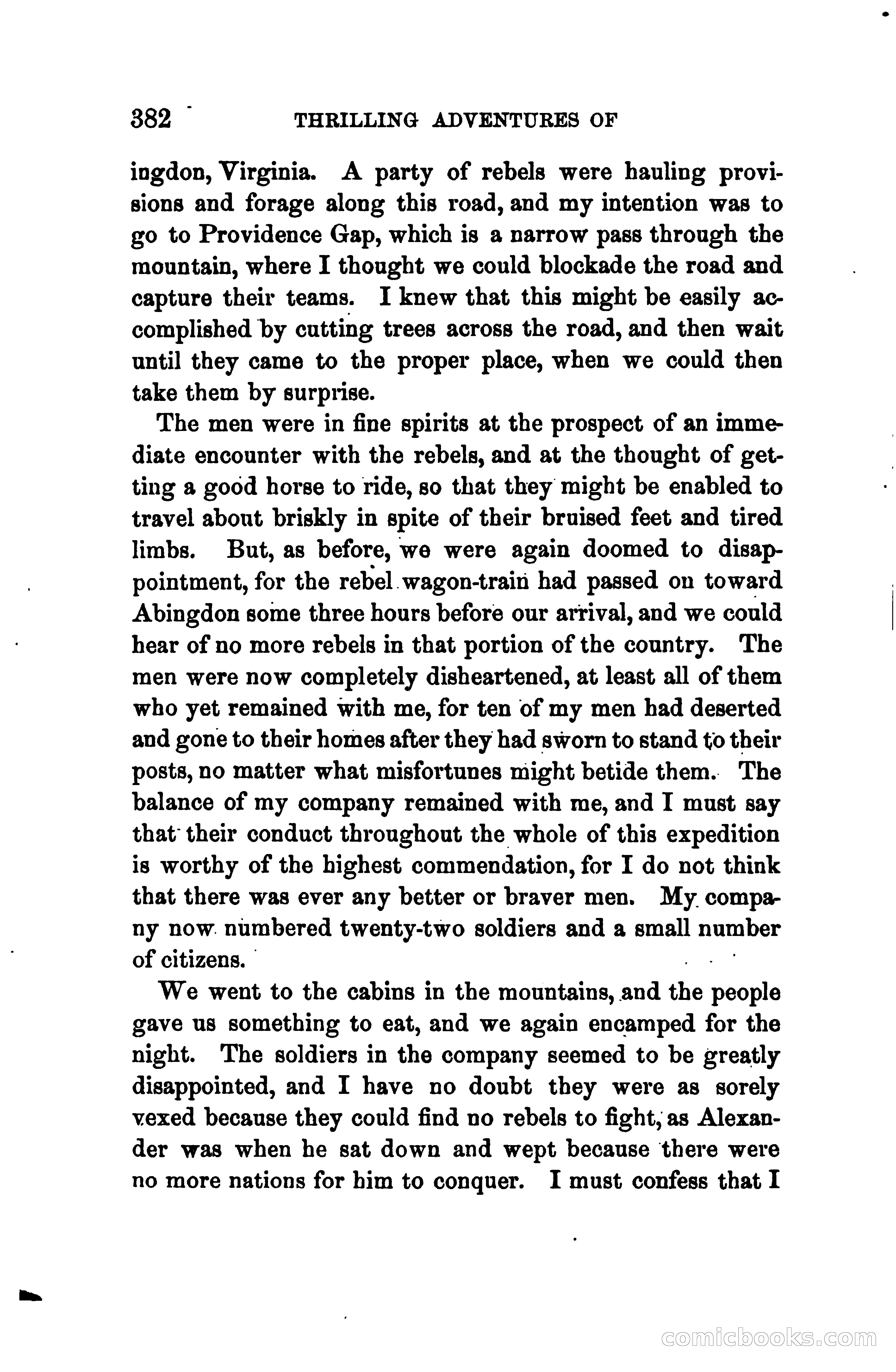 Thrilling Adventures of Daniel Ellis, the Great Union Guide of East Tennessee — page 392 of 399