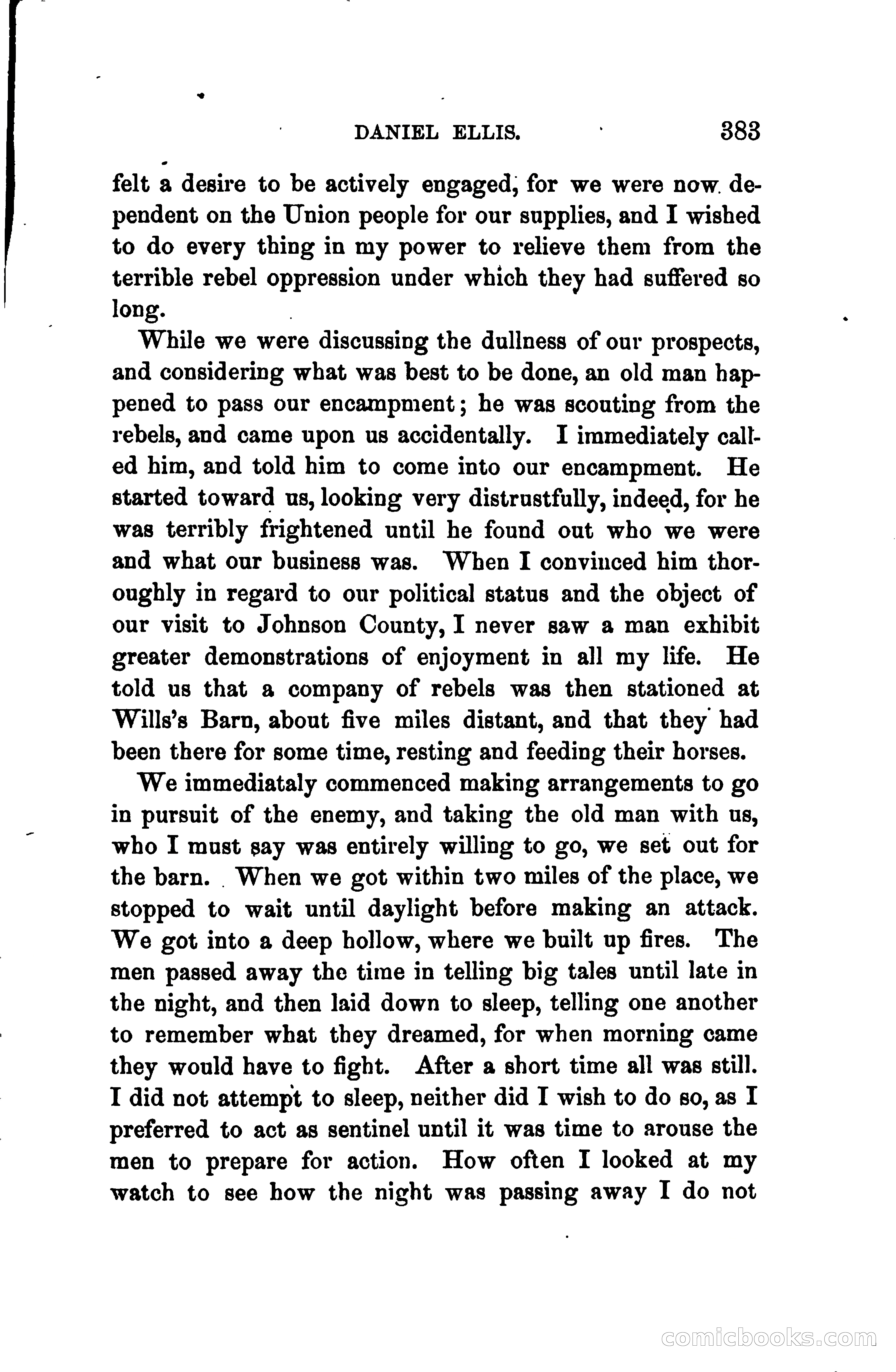 Thrilling Adventures of Daniel Ellis, the Great Union Guide of East Tennessee — page 393 of 399