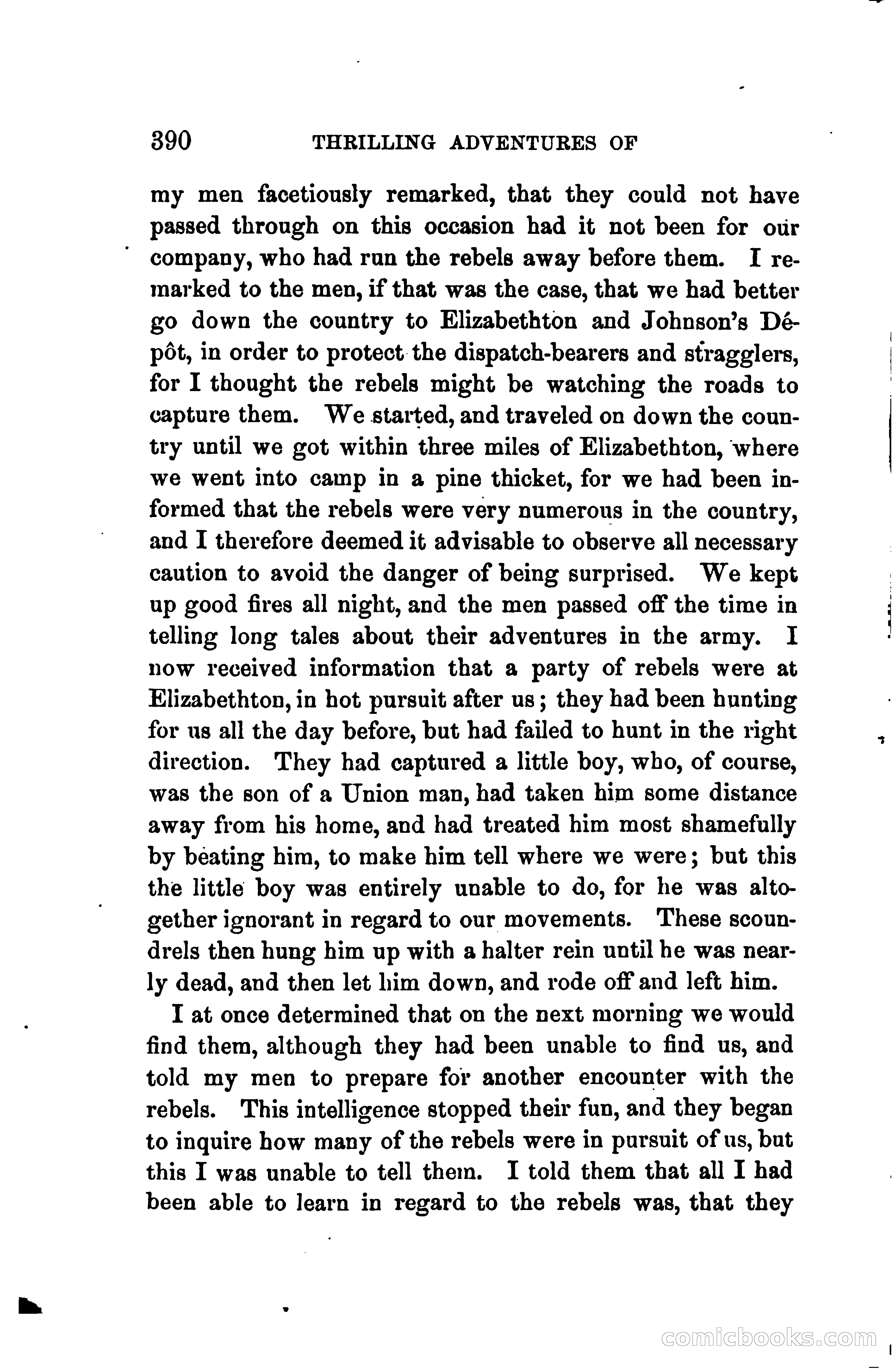 Thrilling Adventures of Daniel Ellis, the Great Union Guide of East Tennessee — page 400 of 399