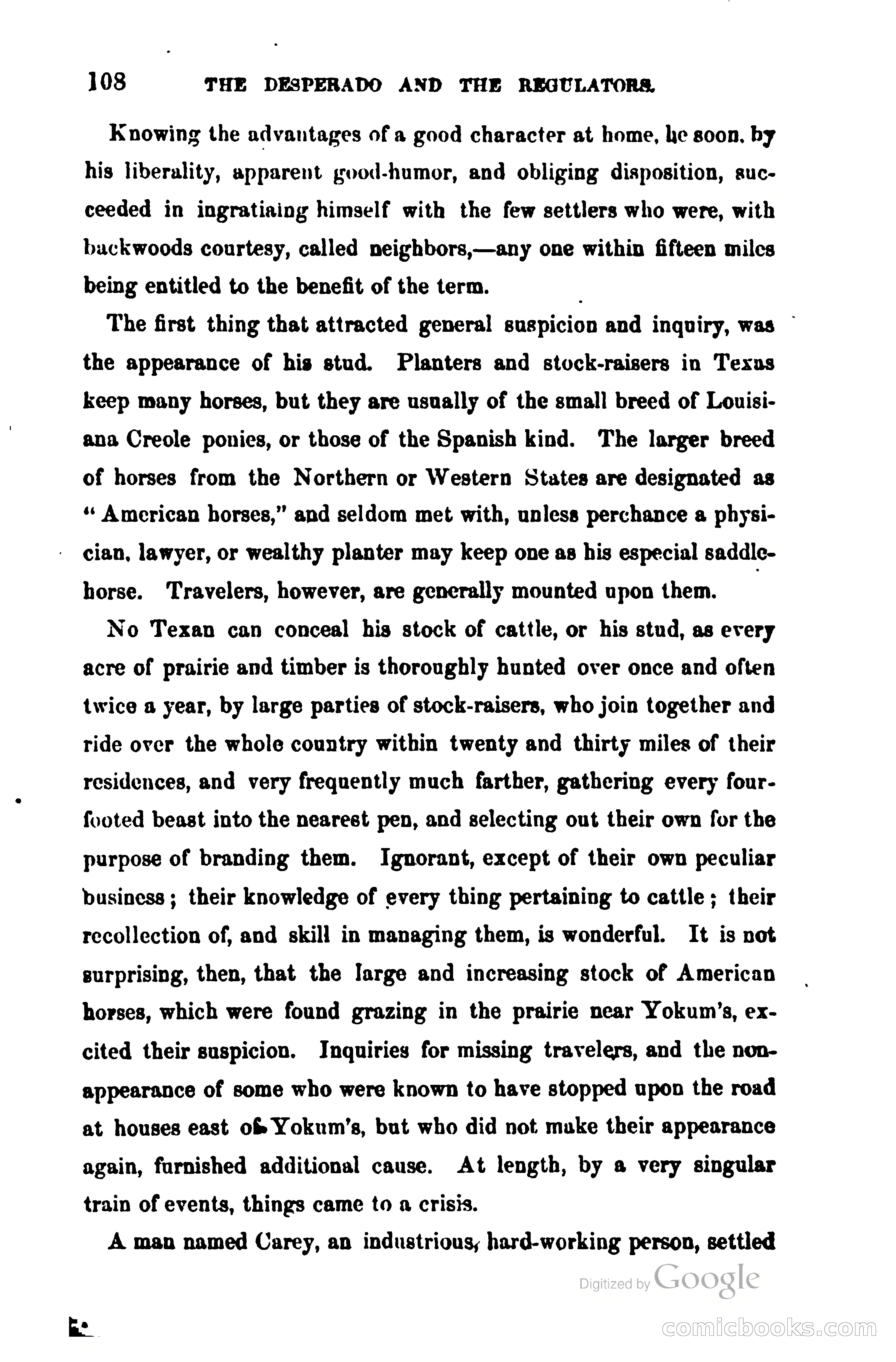 Thrilling Adventures Among the Early Settlers — page 119 of 385