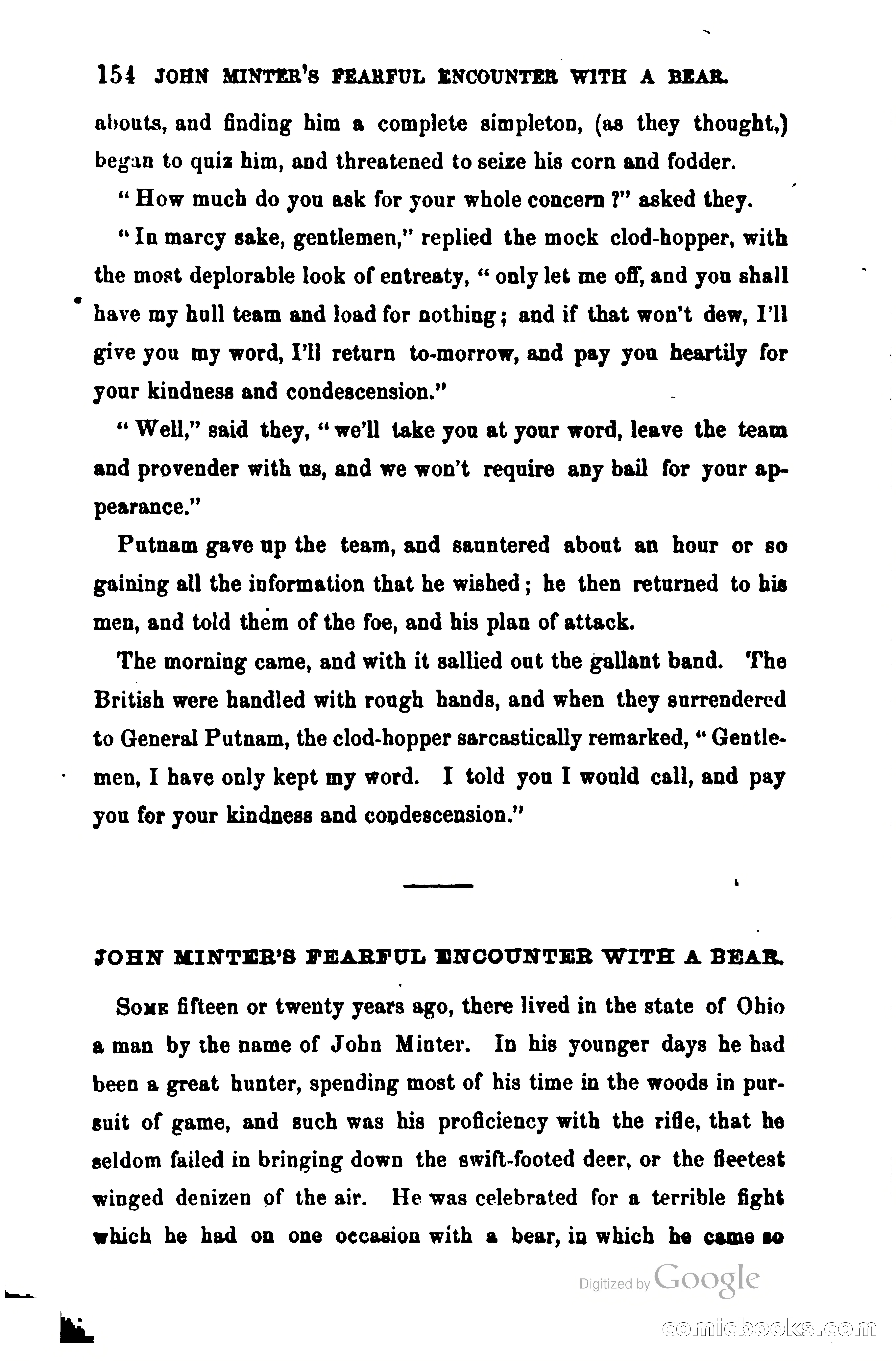 Thrilling Adventures Among the Early Settlers — page 165 of 385