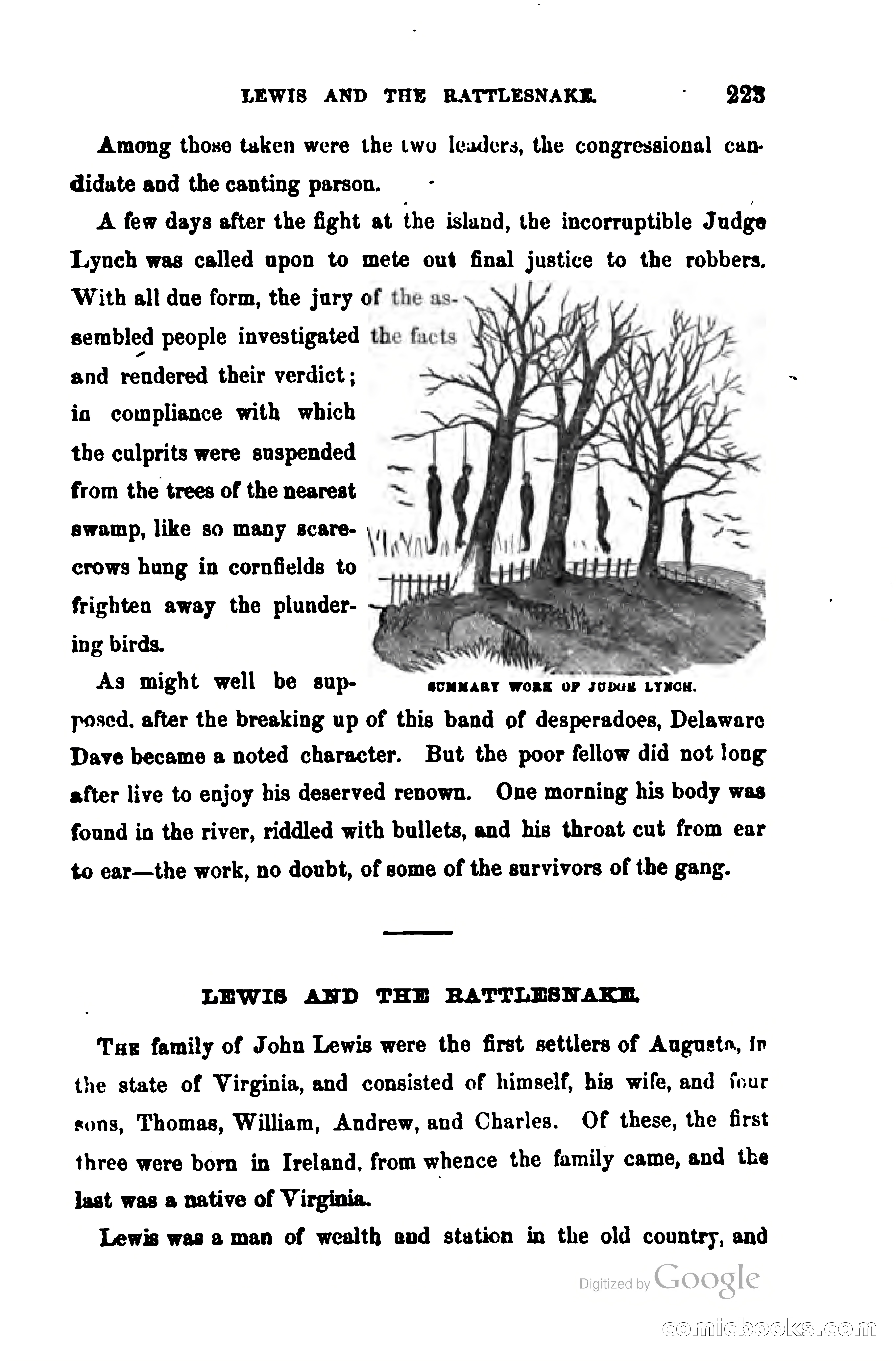 Thrilling Adventures Among the Early Settlers — page 234 of 385