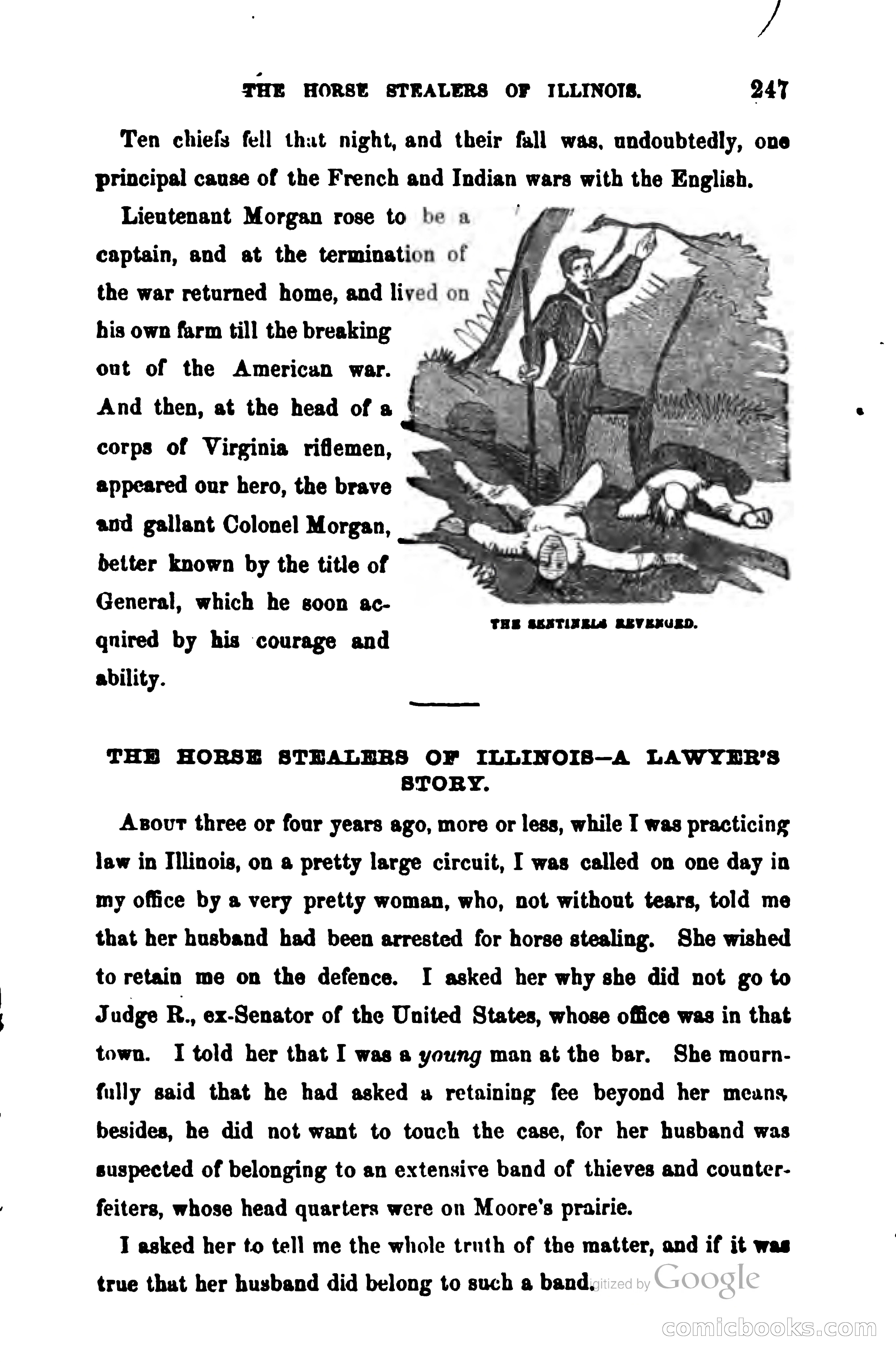 Thrilling Adventures Among the Early Settlers — page 258 of 385