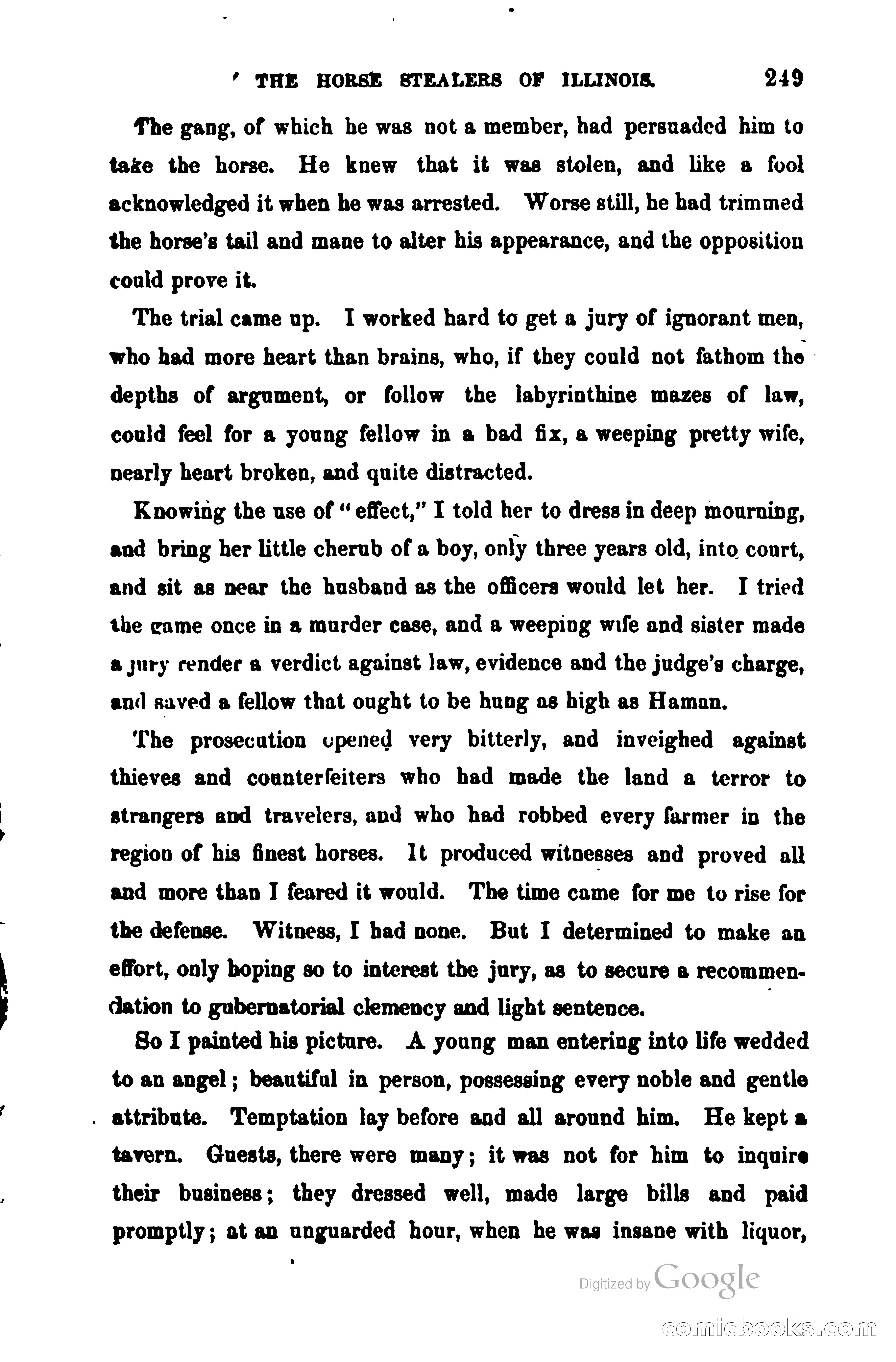 Thrilling Adventures Among the Early Settlers — page 260 of 385