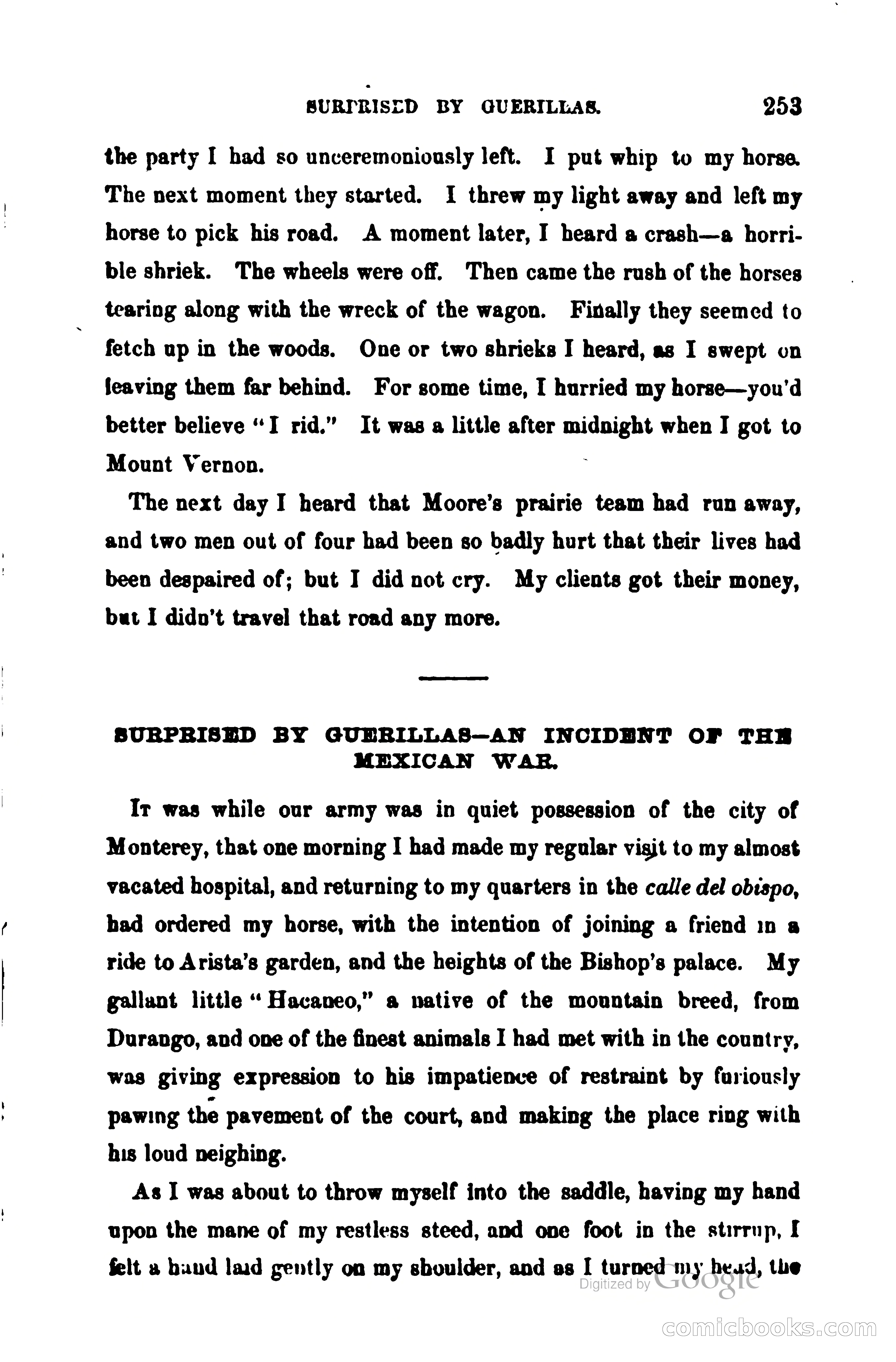Thrilling Adventures Among the Early Settlers — page 264 of 385