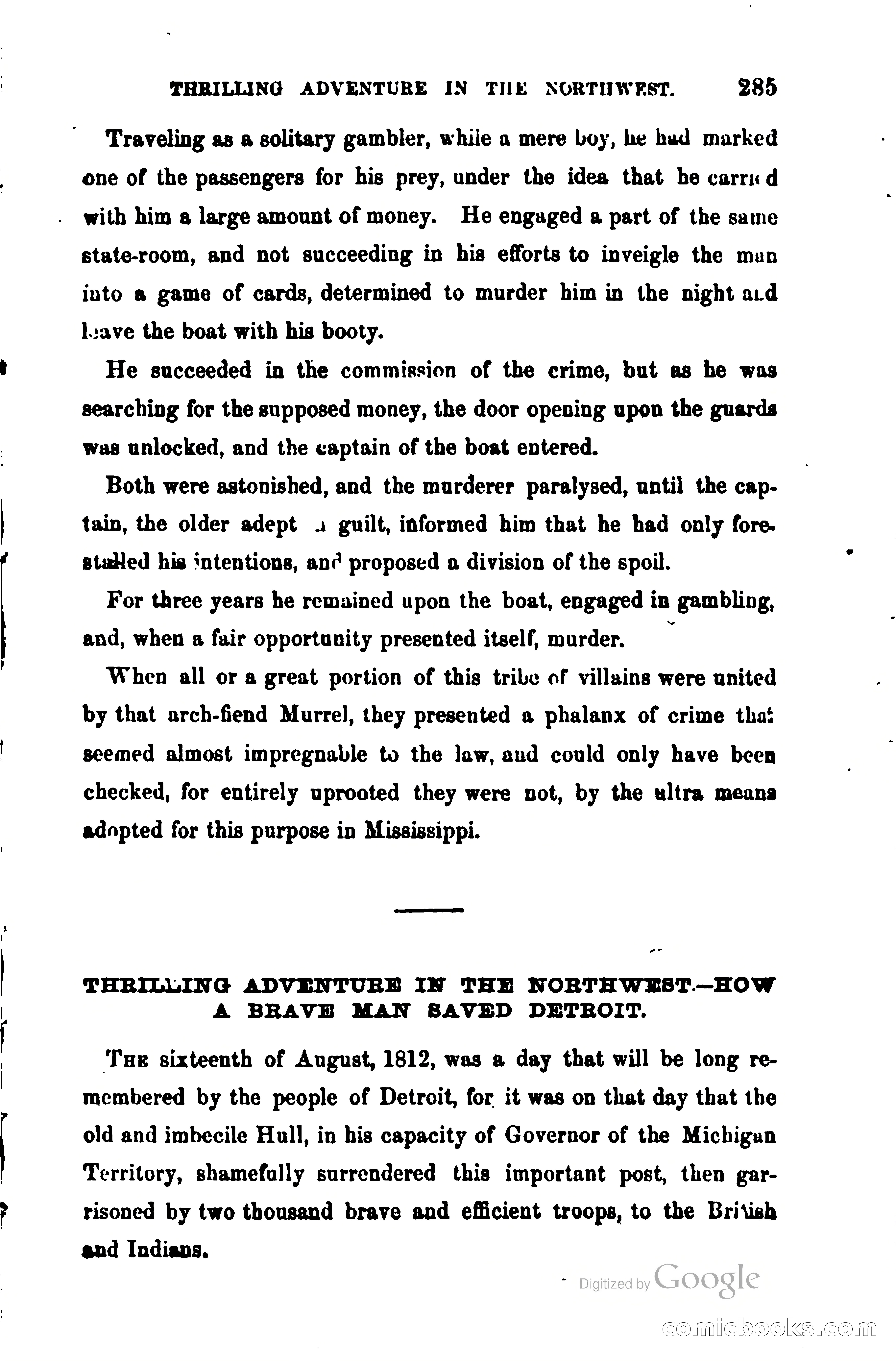 Thrilling Adventures Among the Early Settlers — page 296 of 385