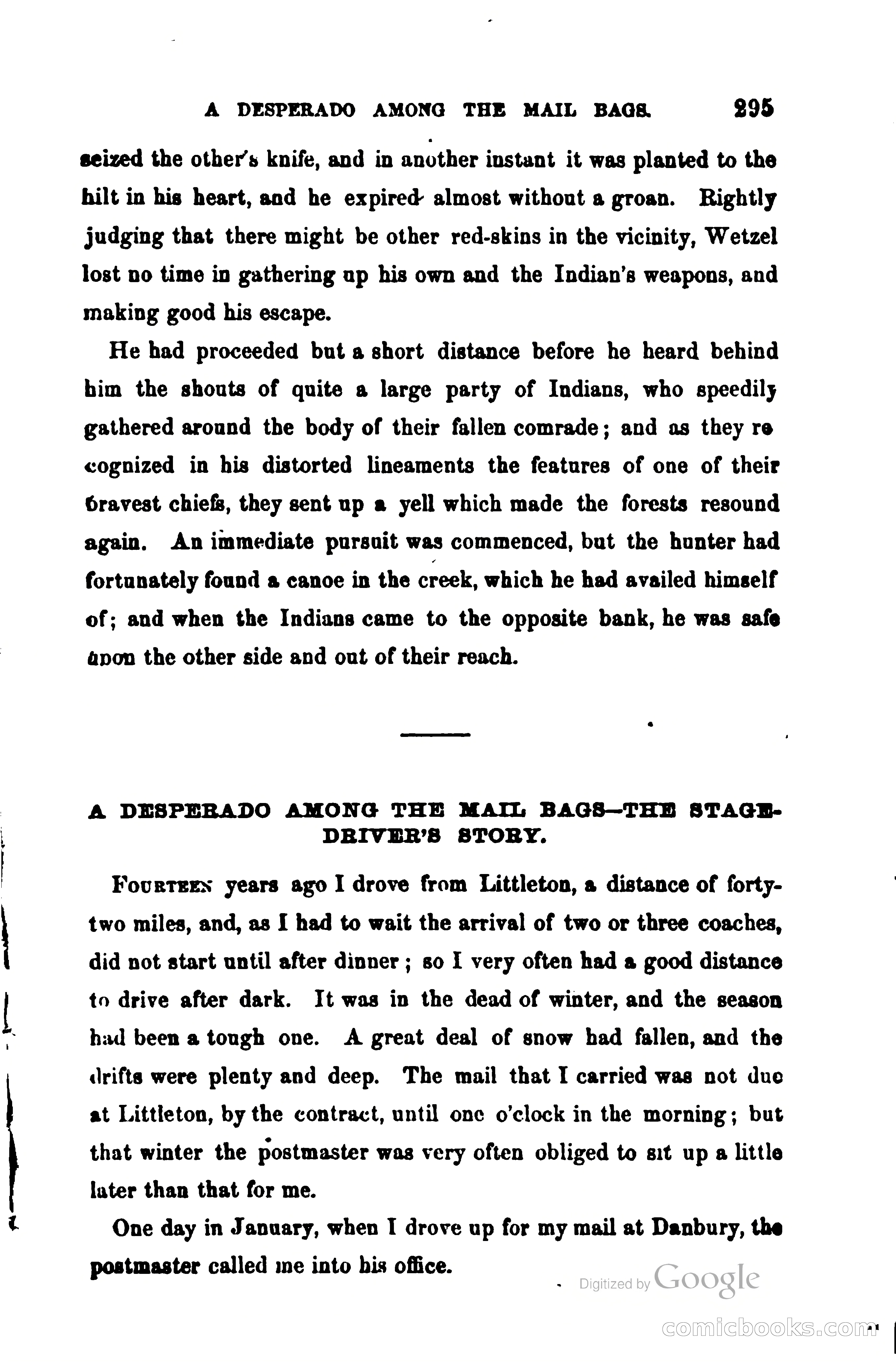 Thrilling Adventures Among the Early Settlers — page 306 of 385