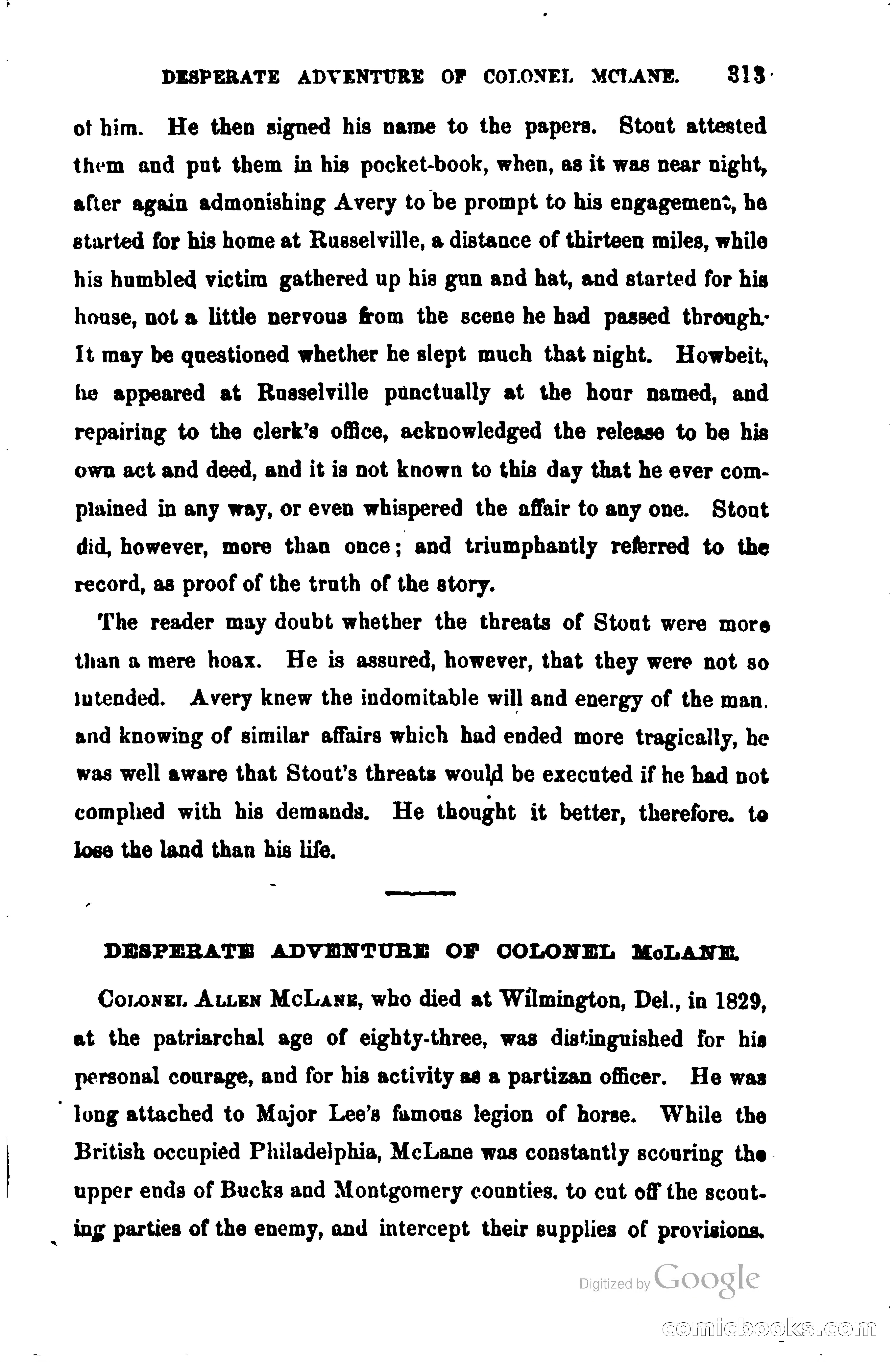 Thrilling Adventures Among the Early Settlers — page 324 of 385
