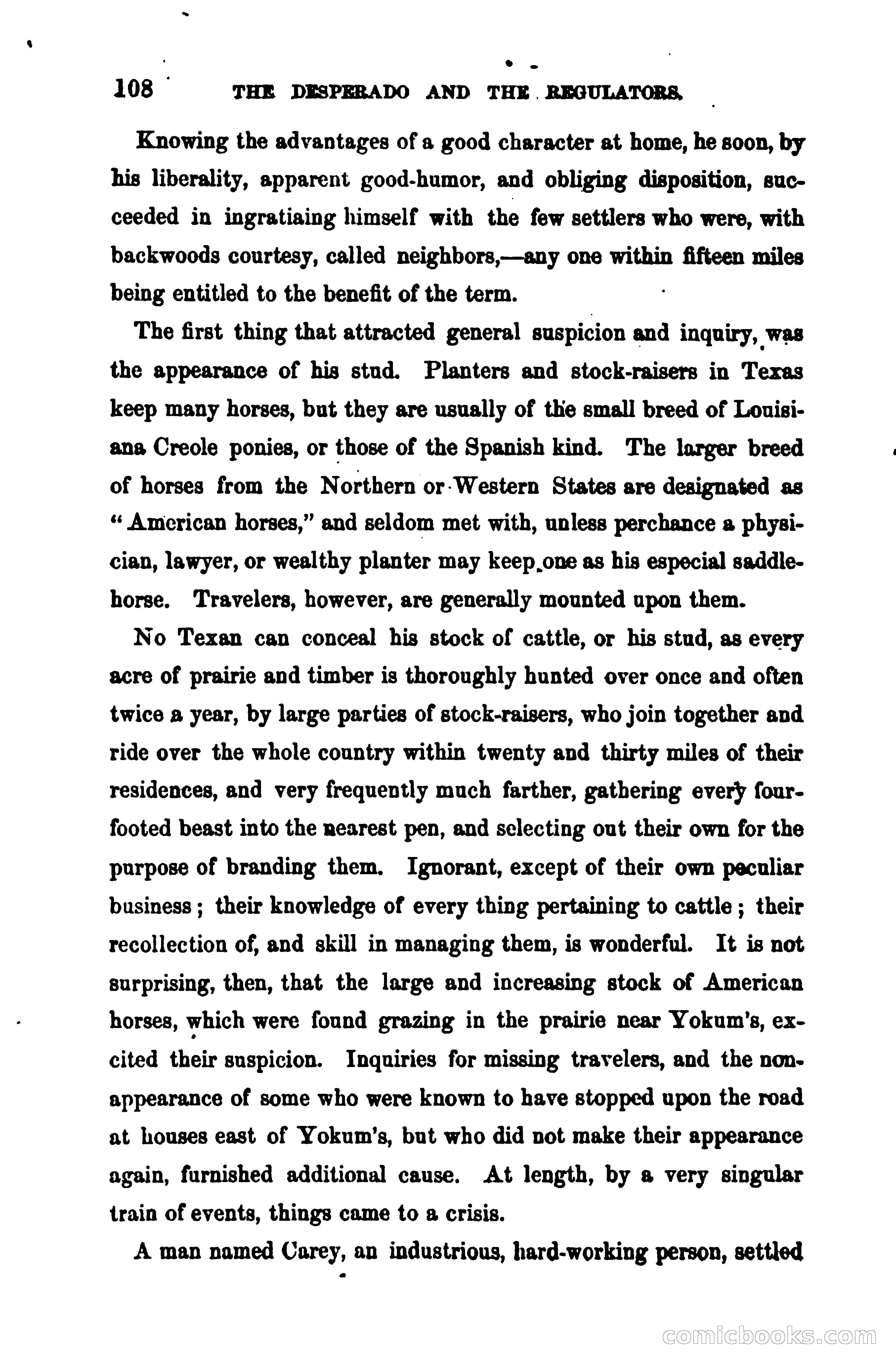 Thrilling Adventures Among the Early Settlers — page 115 of 390