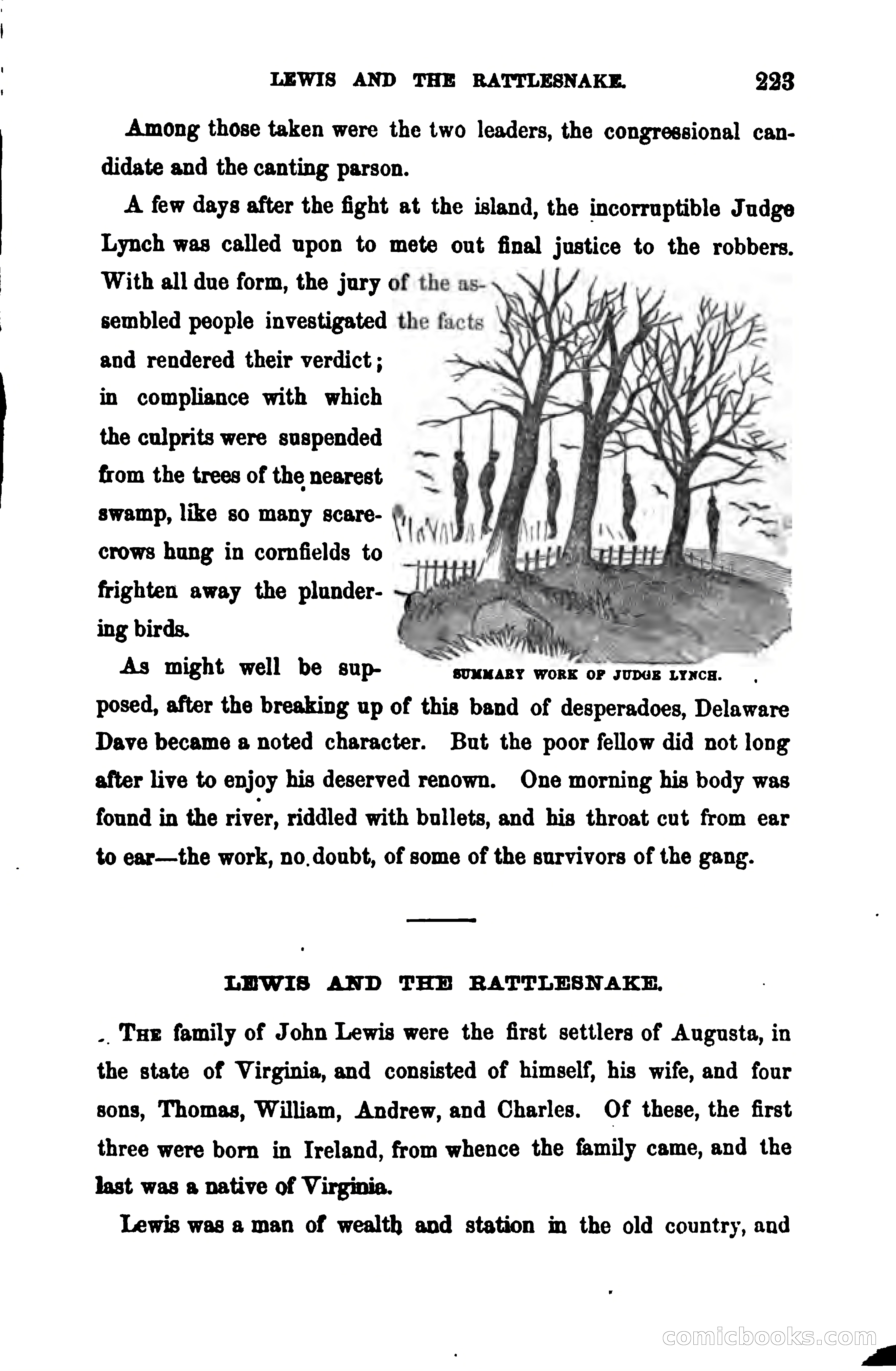 Thrilling Adventures Among the Early Settlers — page 230 of 390