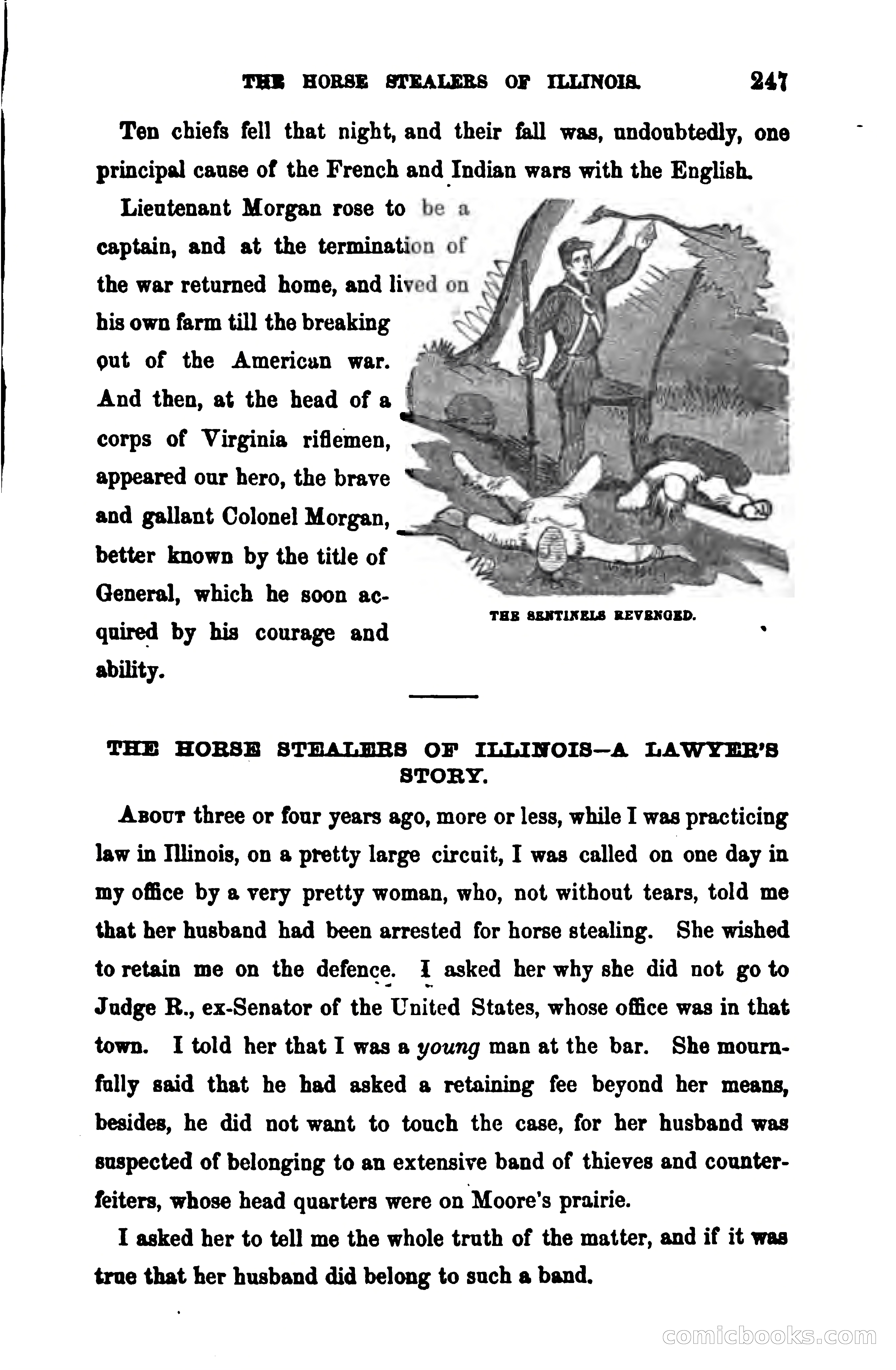 Thrilling Adventures Among the Early Settlers — page 254 of 390