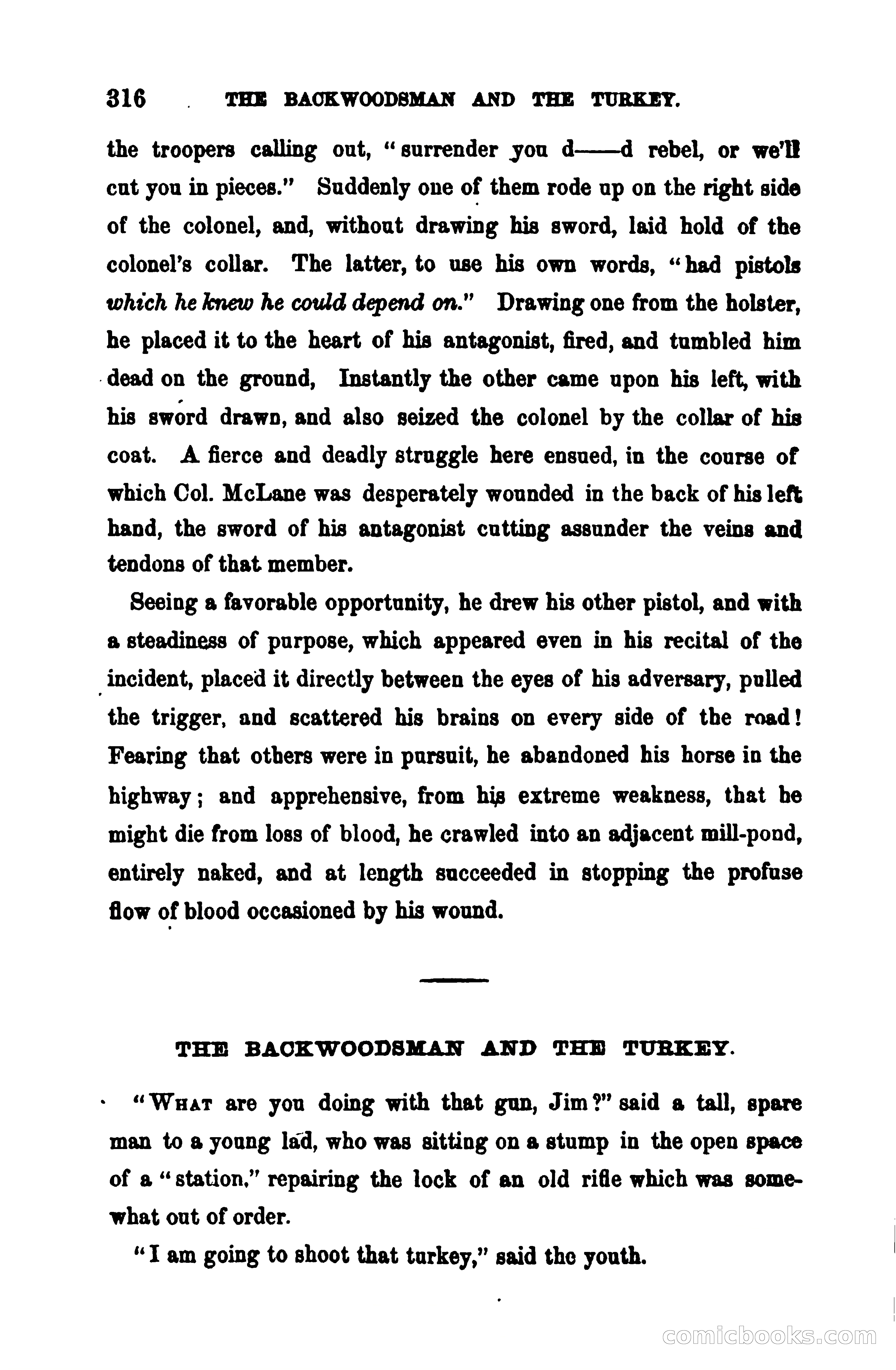 Thrilling Adventures Among the Early Settlers — page 323 of 390