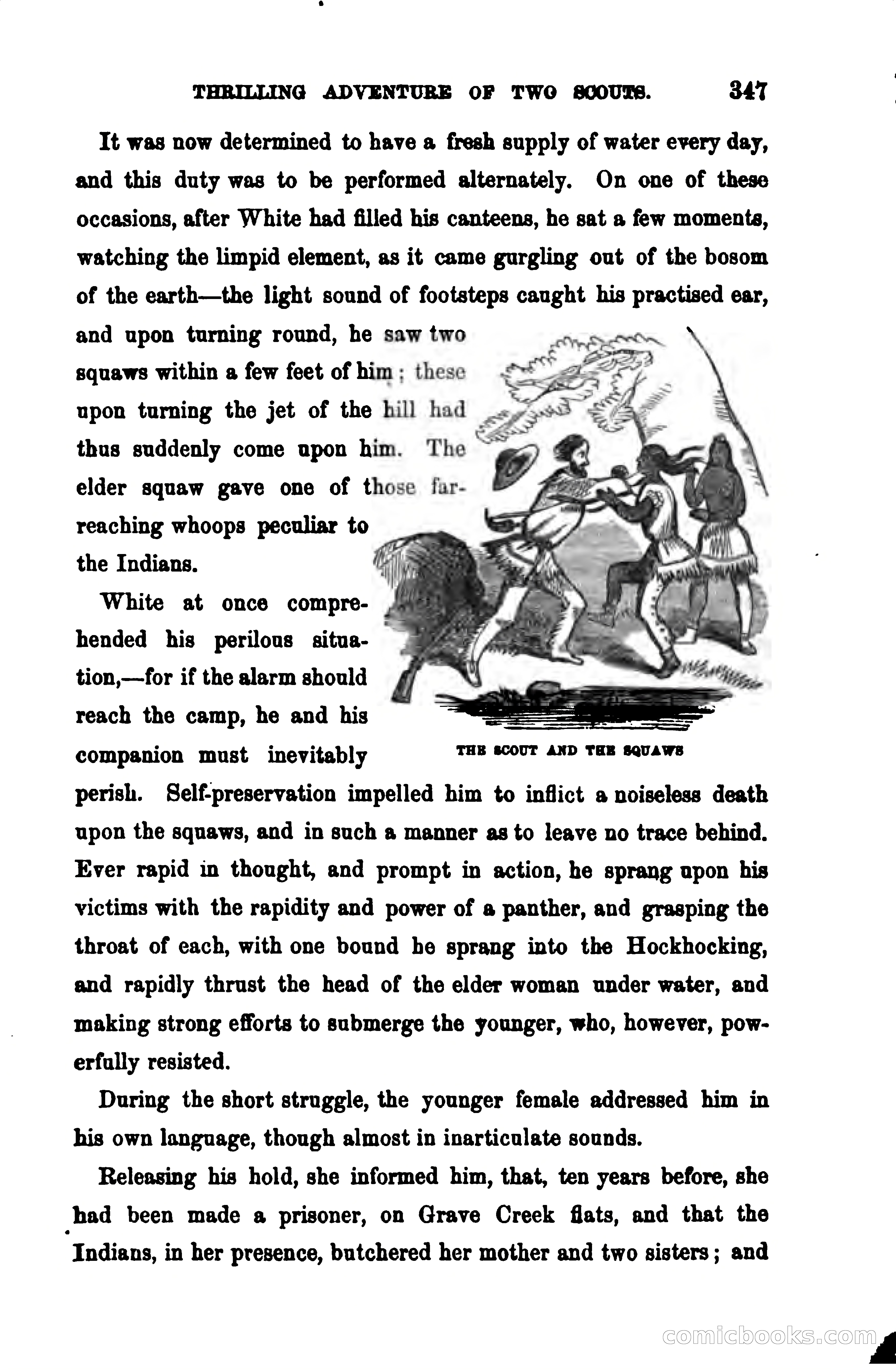 Thrilling Adventures Among the Early Settlers — page 354 of 390