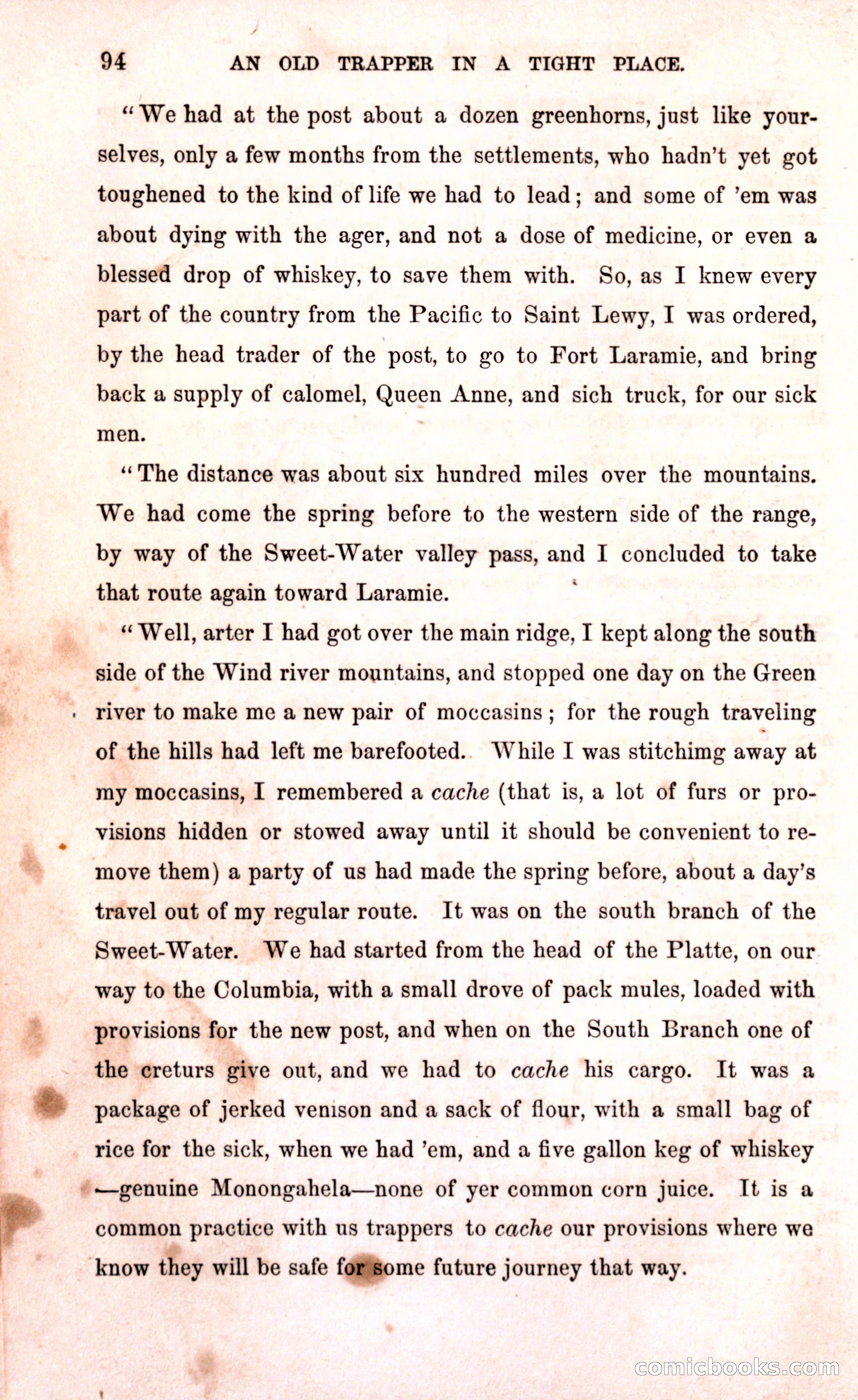 Thrilling Adventures Among the Early Settlers — page 100 of 394