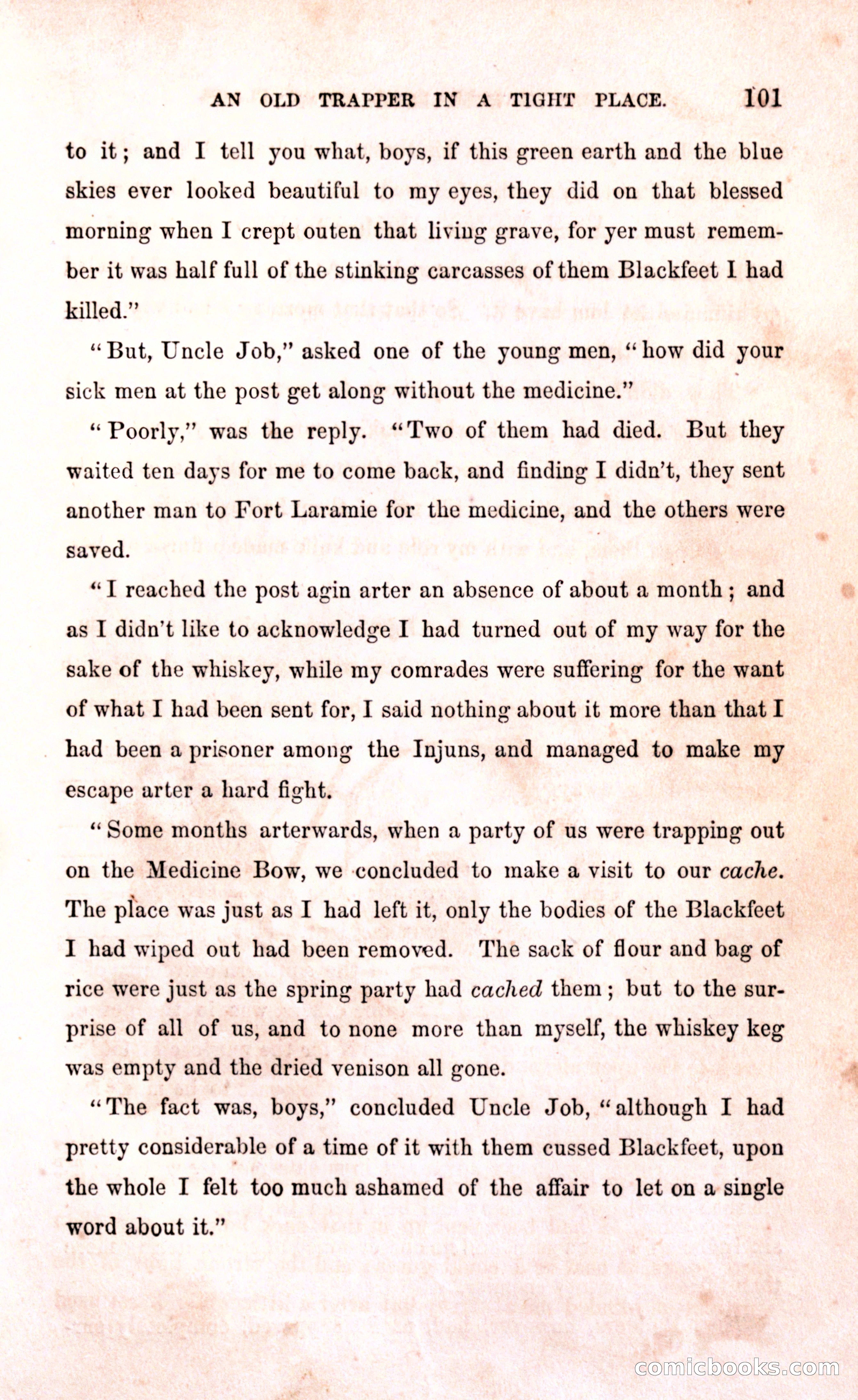 Thrilling Adventures Among the Early Settlers — page 107 of 394