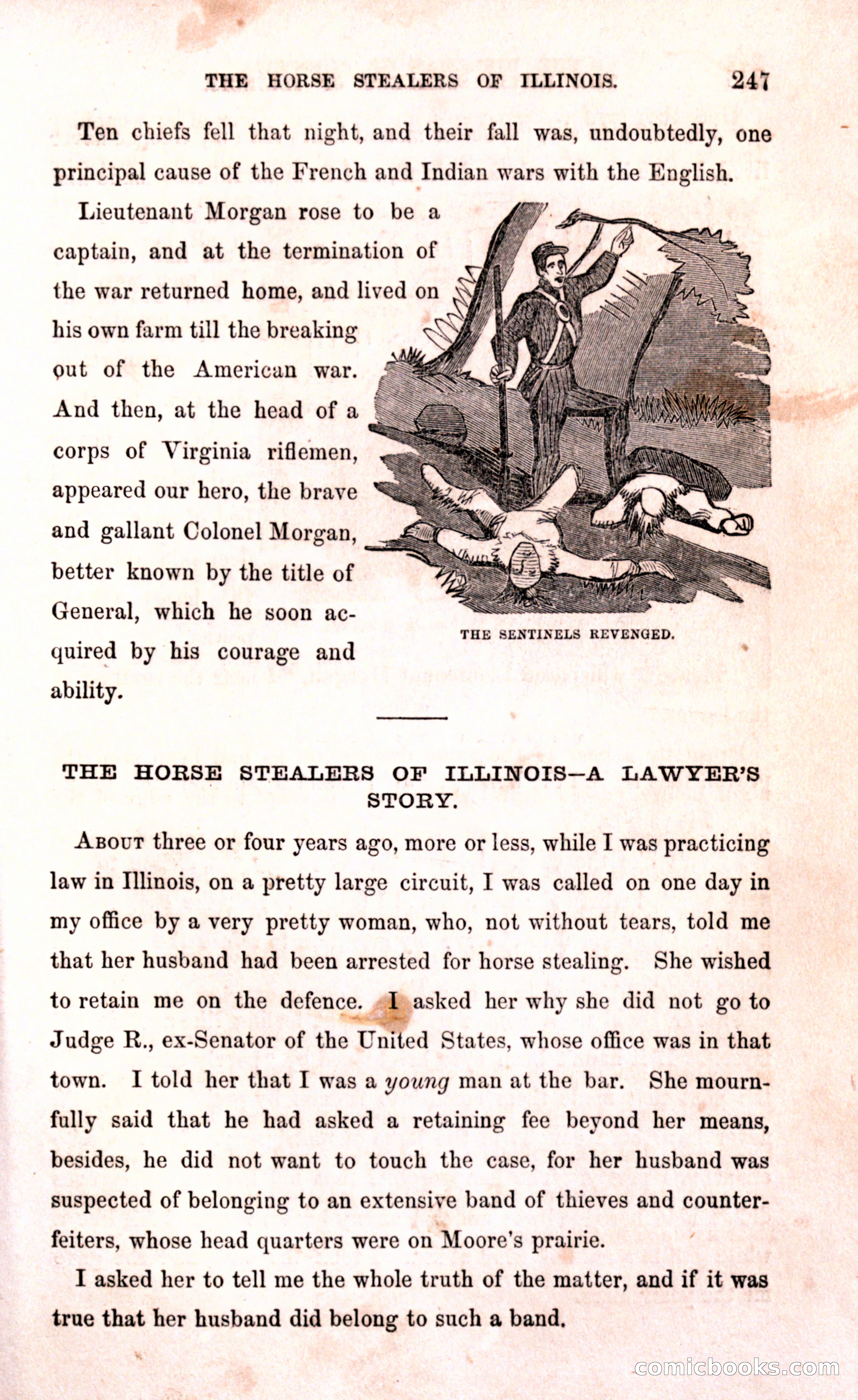 Thrilling Adventures Among the Early Settlers — page 253 of 394