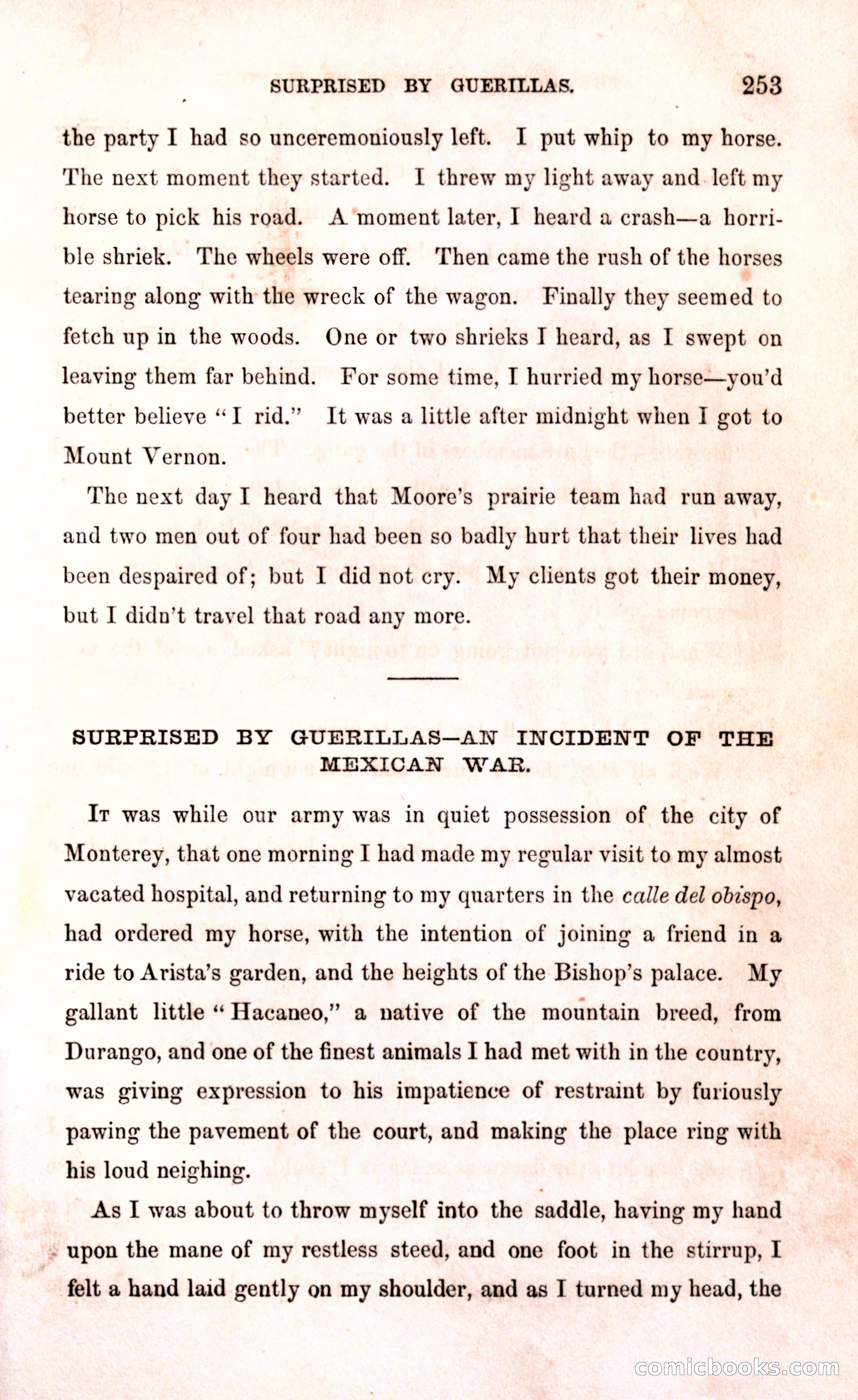 Thrilling Adventures Among the Early Settlers — page 259 of 394