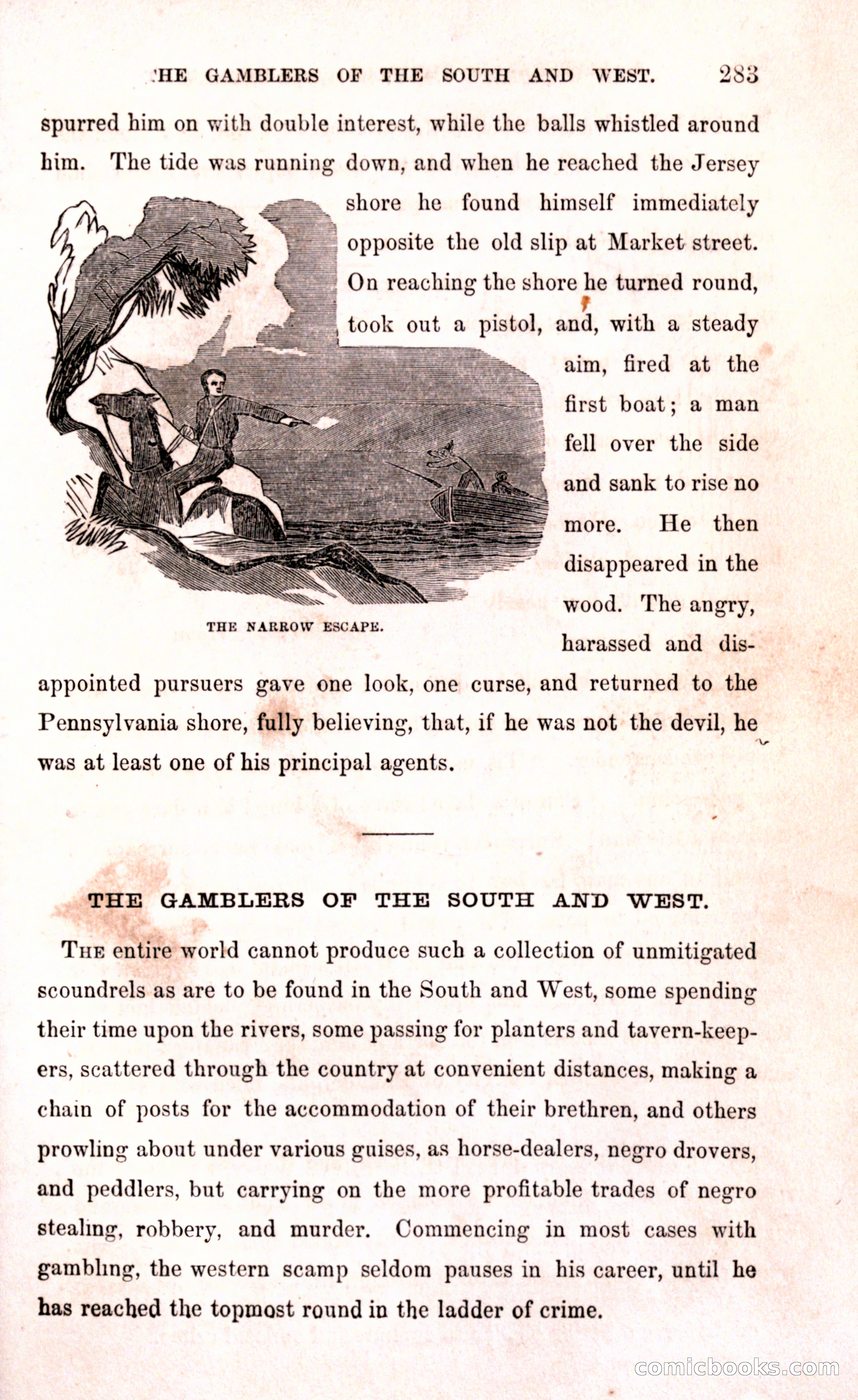 Thrilling Adventures Among the Early Settlers — page 289 of 394
