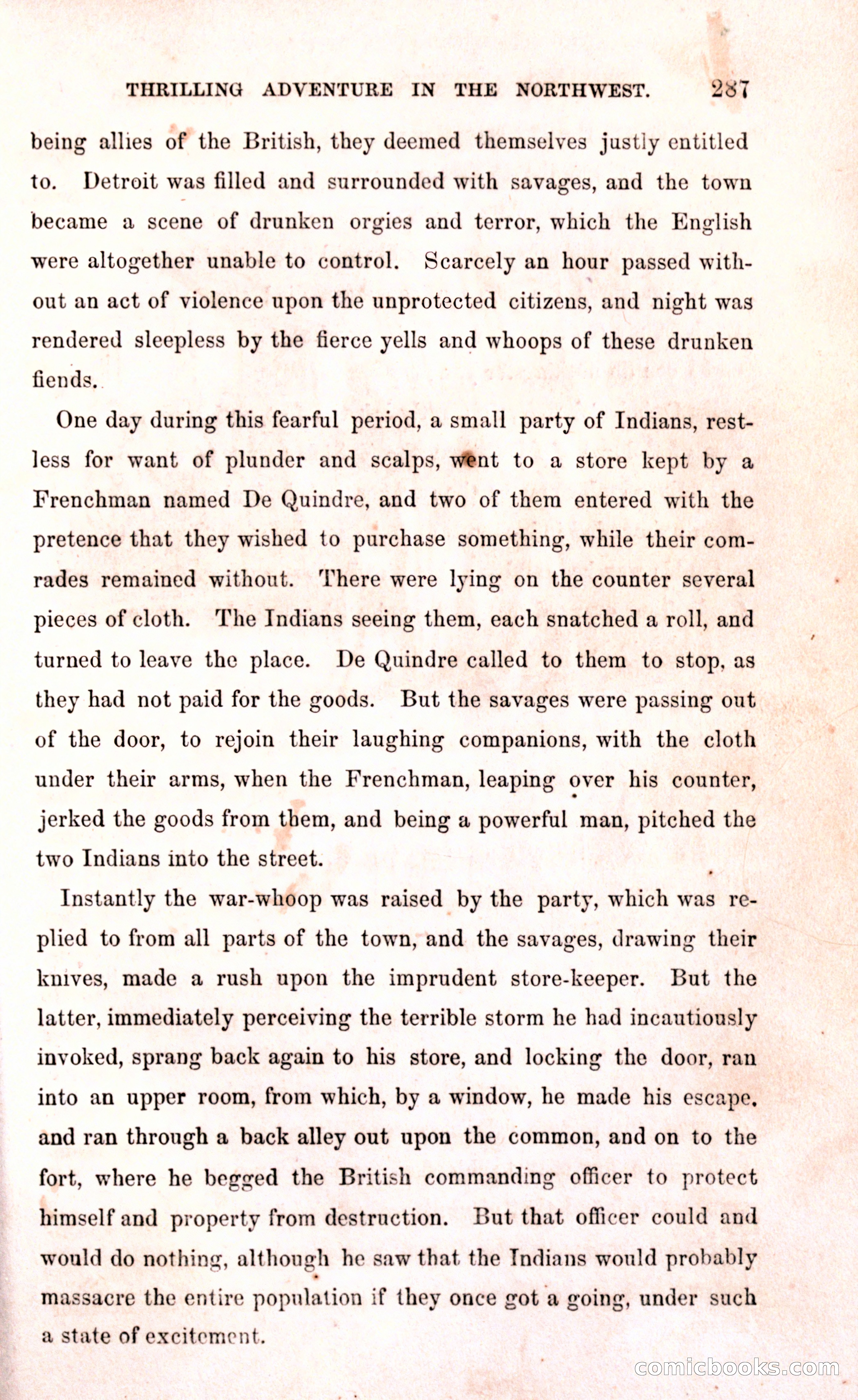 Thrilling Adventures Among the Early Settlers — page 293 of 394
