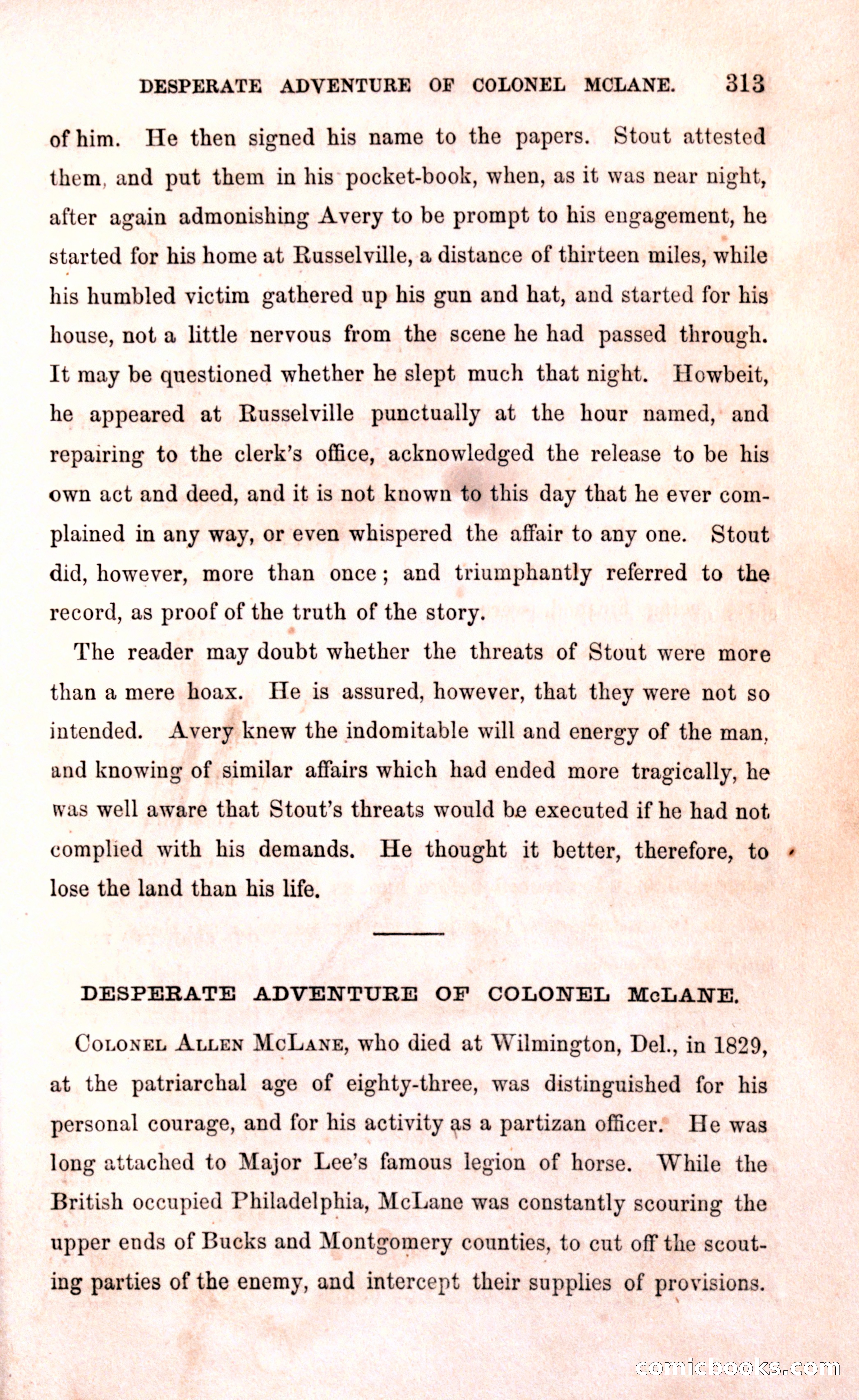 Thrilling Adventures Among the Early Settlers — page 319 of 394