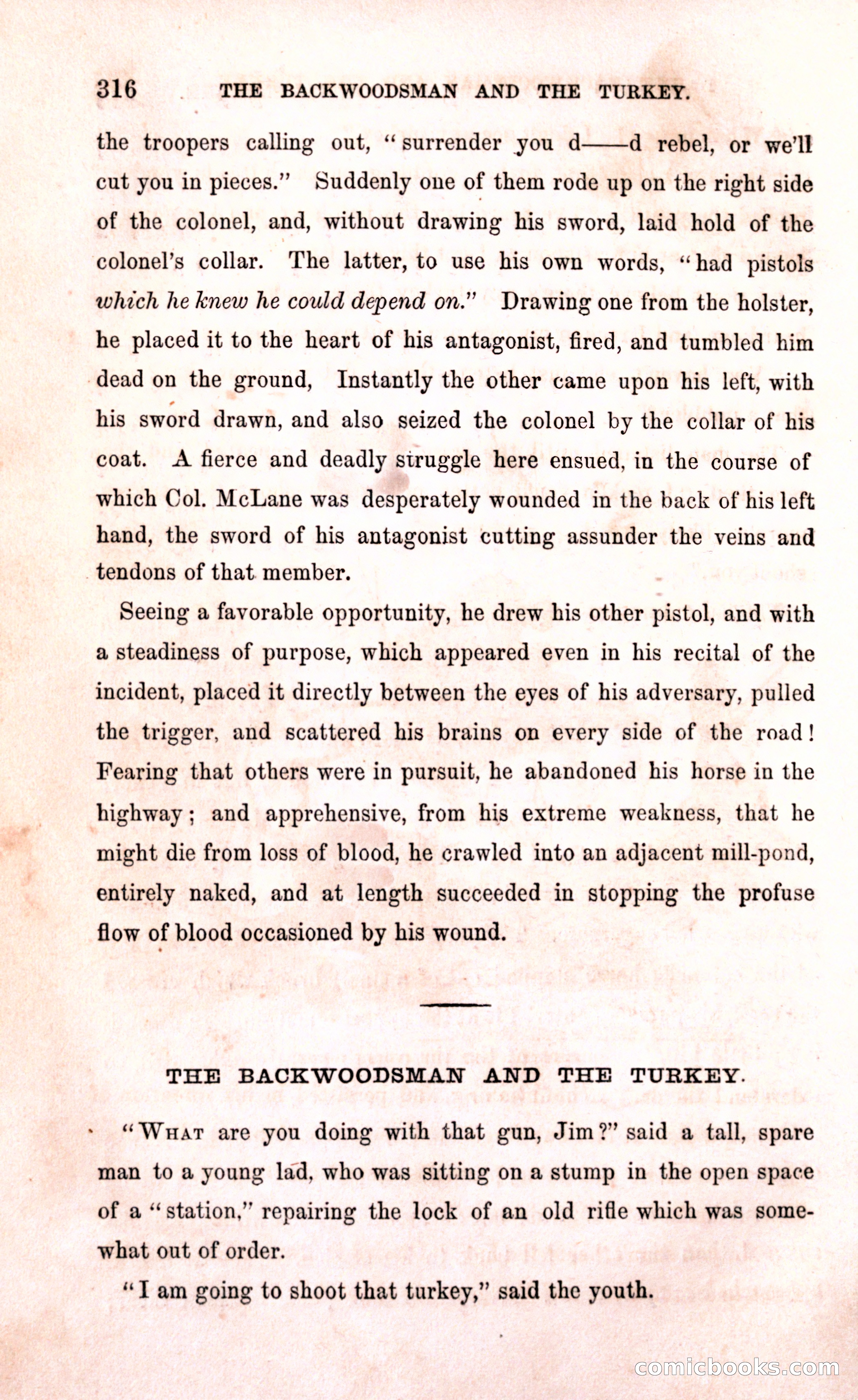 Thrilling Adventures Among the Early Settlers — page 322 of 394