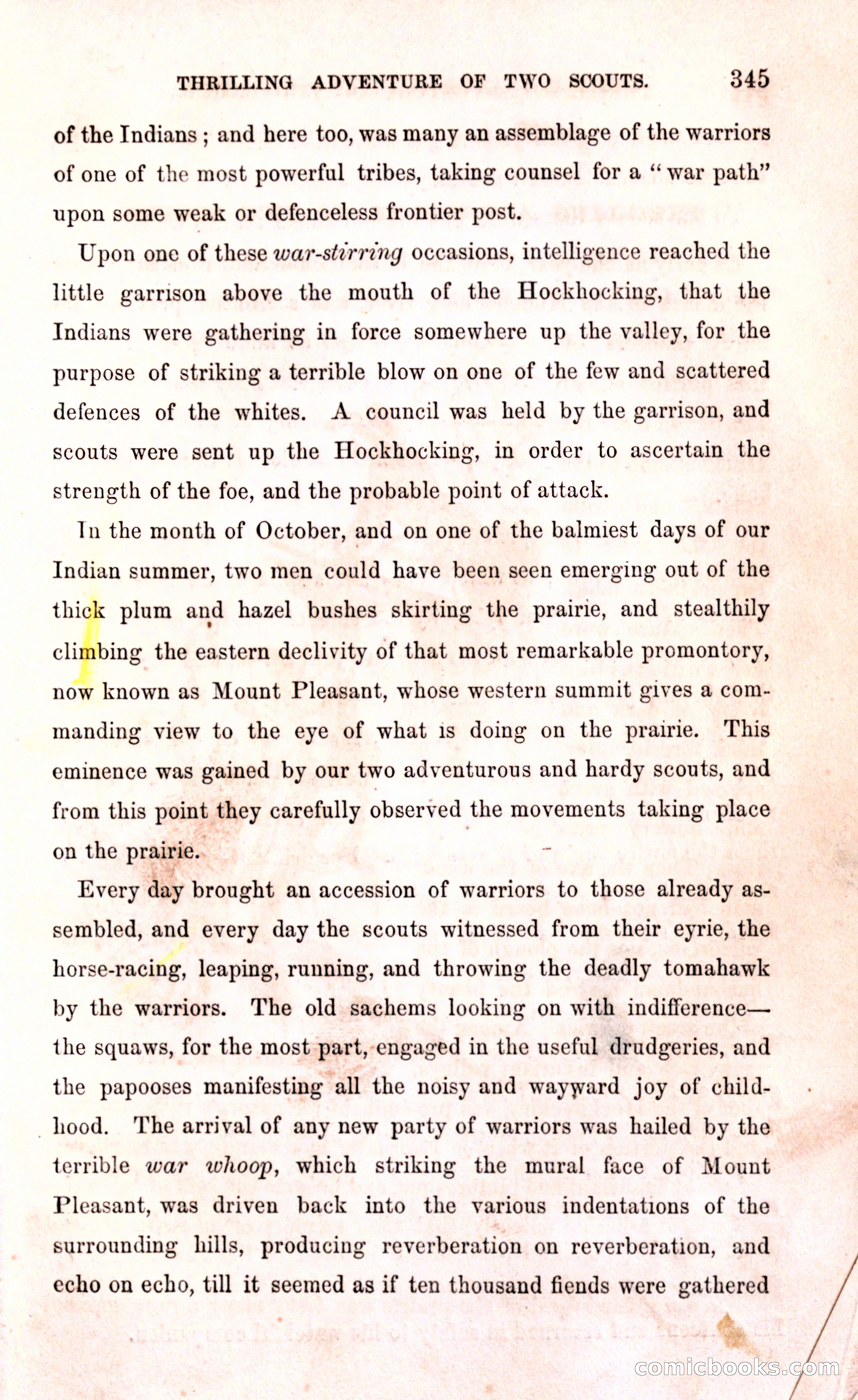 Thrilling Adventures Among the Early Settlers — page 351 of 394
