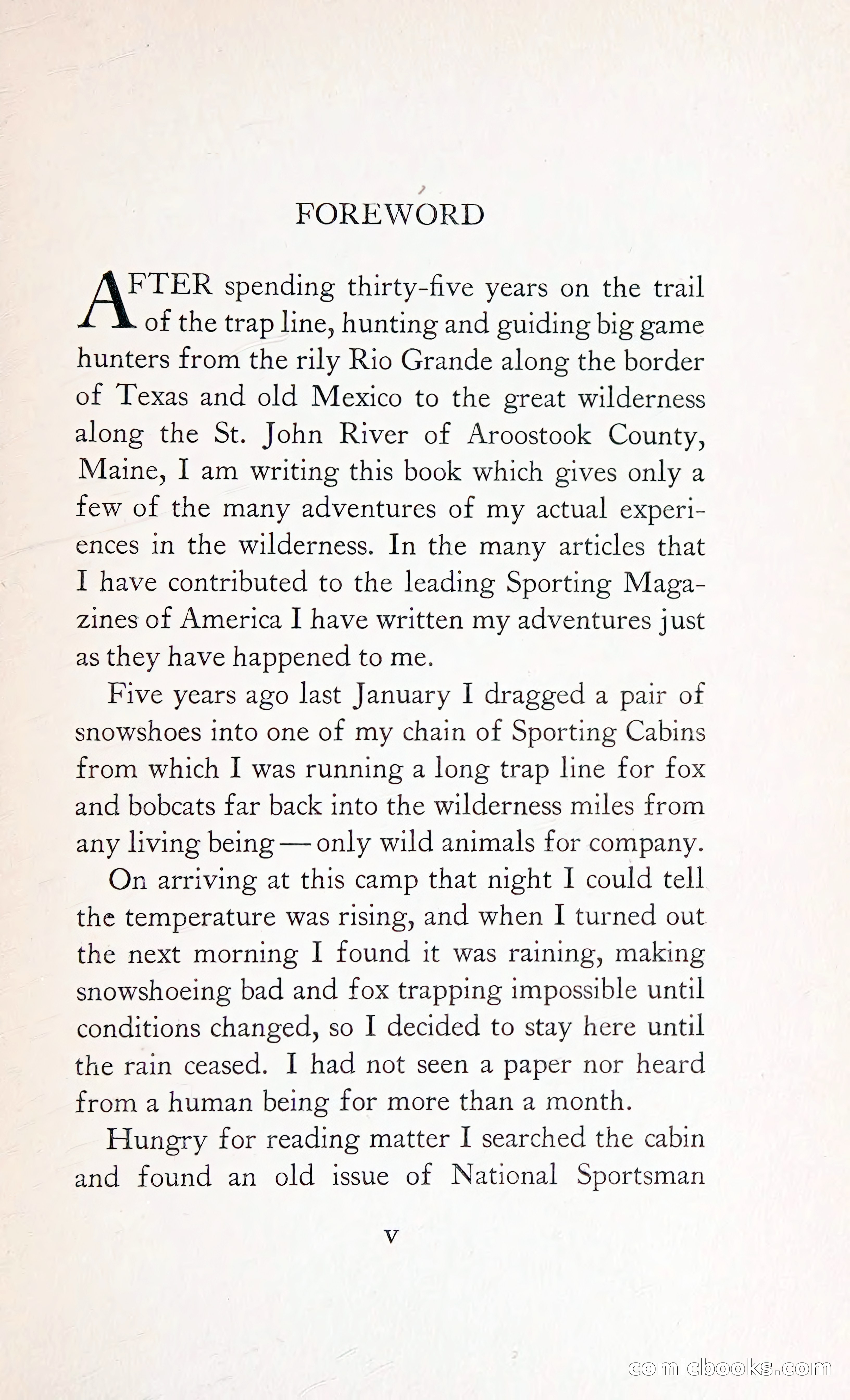 Thrilling Adventures: Guiding, Trapping, Big Game Hunting — page 12 of 287