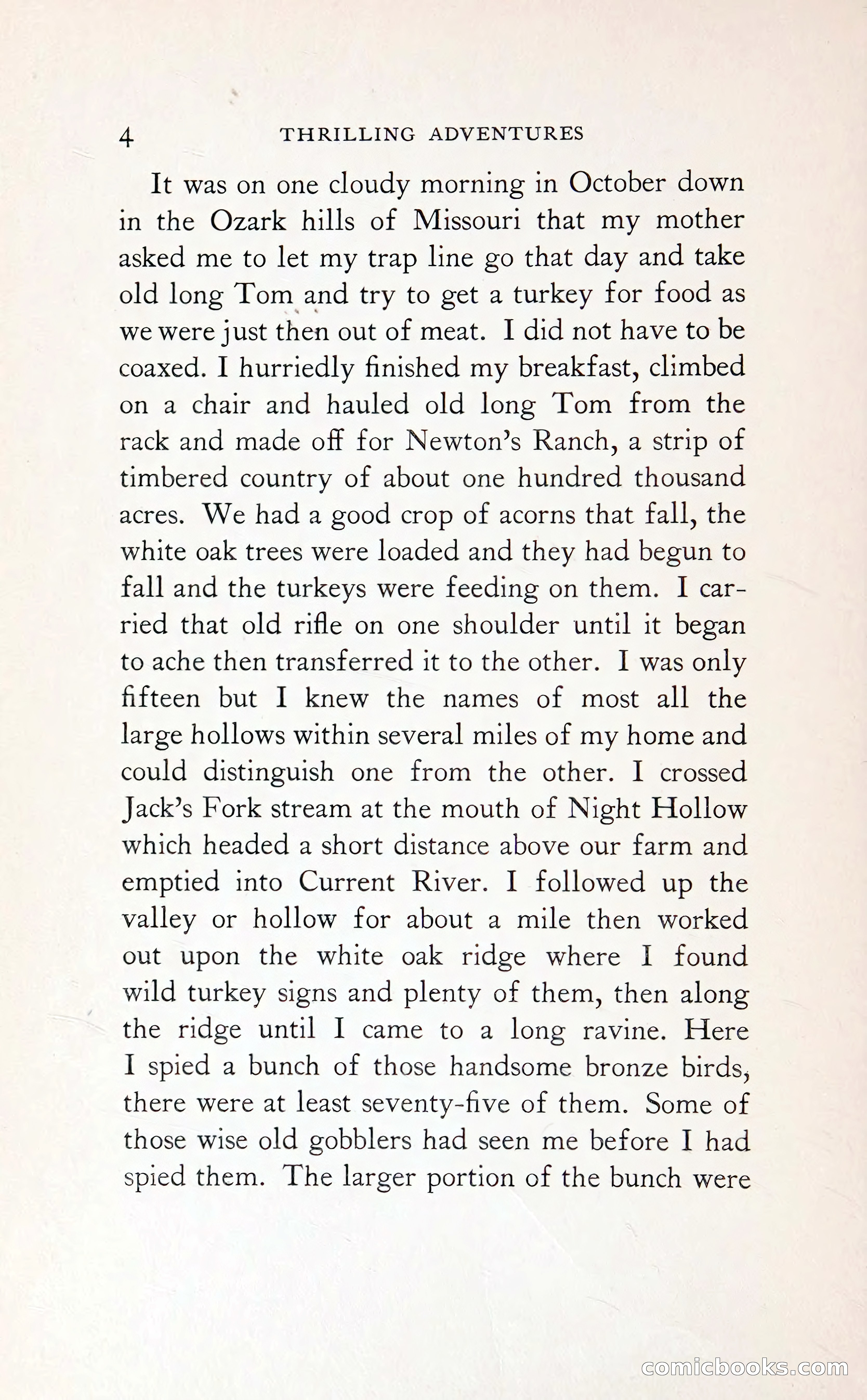 Thrilling Adventures: Guiding, Trapping, Big Game Hunting — page 23 of 287