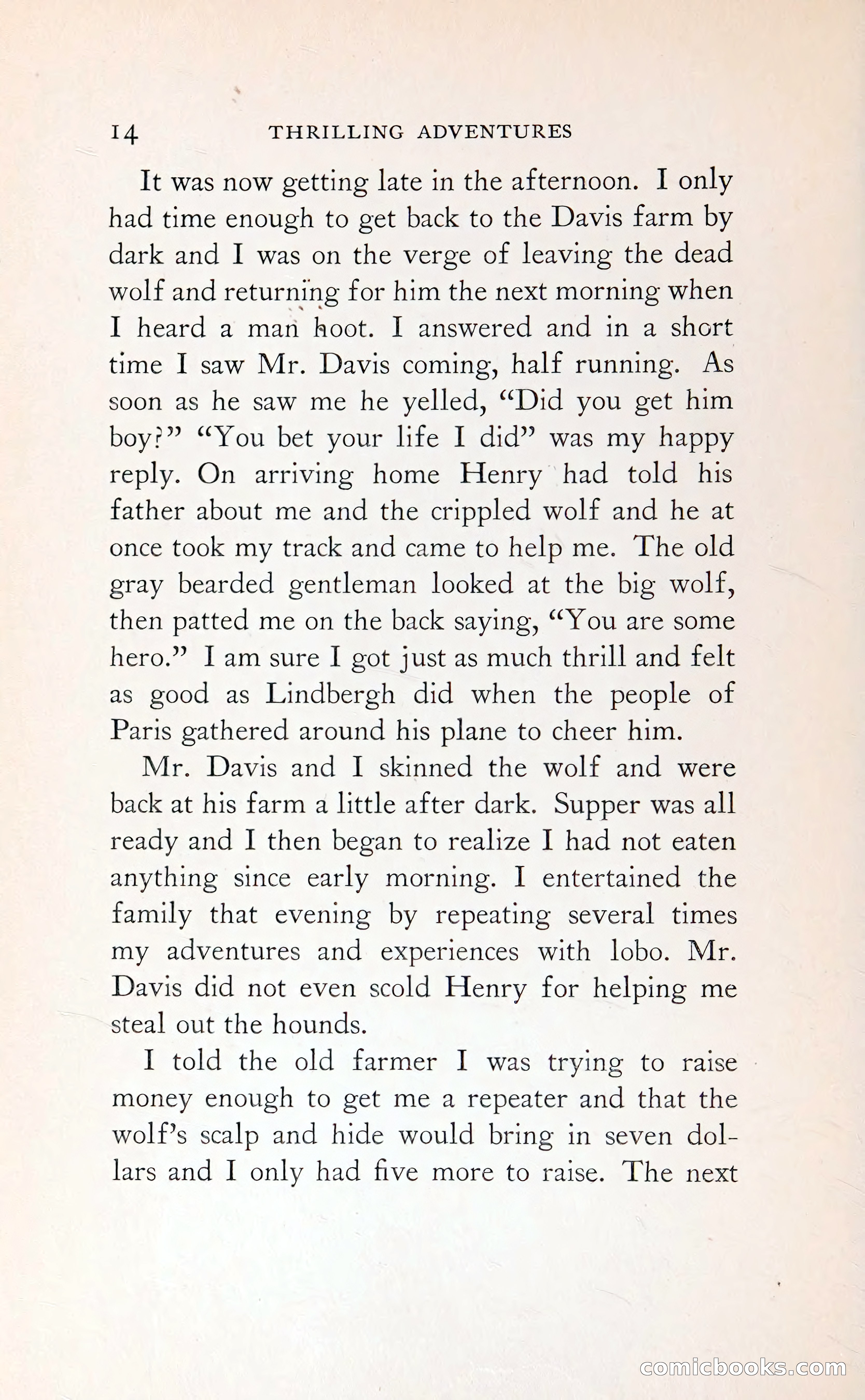 Thrilling Adventures: Guiding, Trapping, Big Game Hunting — page 37 of 287