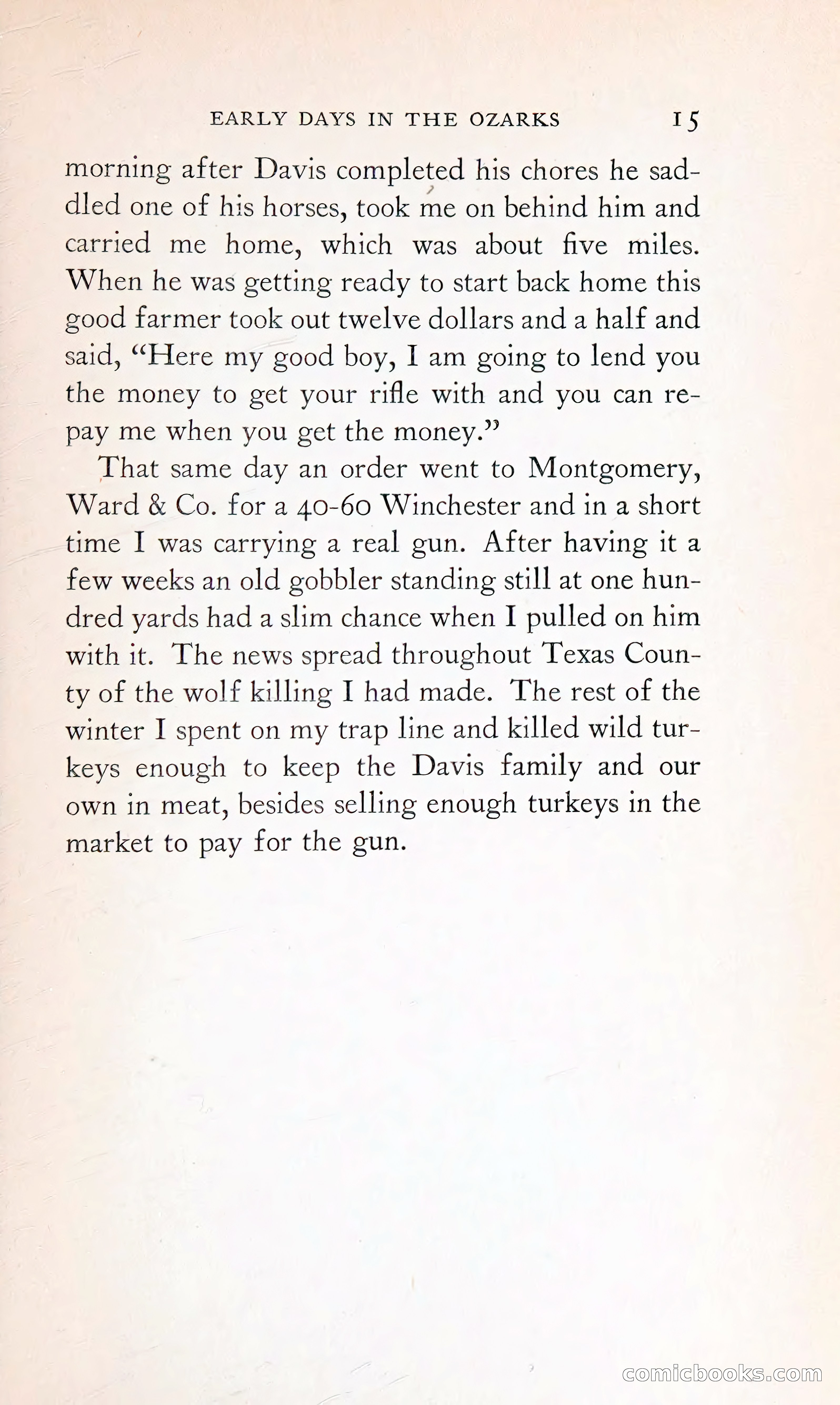 Thrilling Adventures: Guiding, Trapping, Big Game Hunting — page 40 of 287