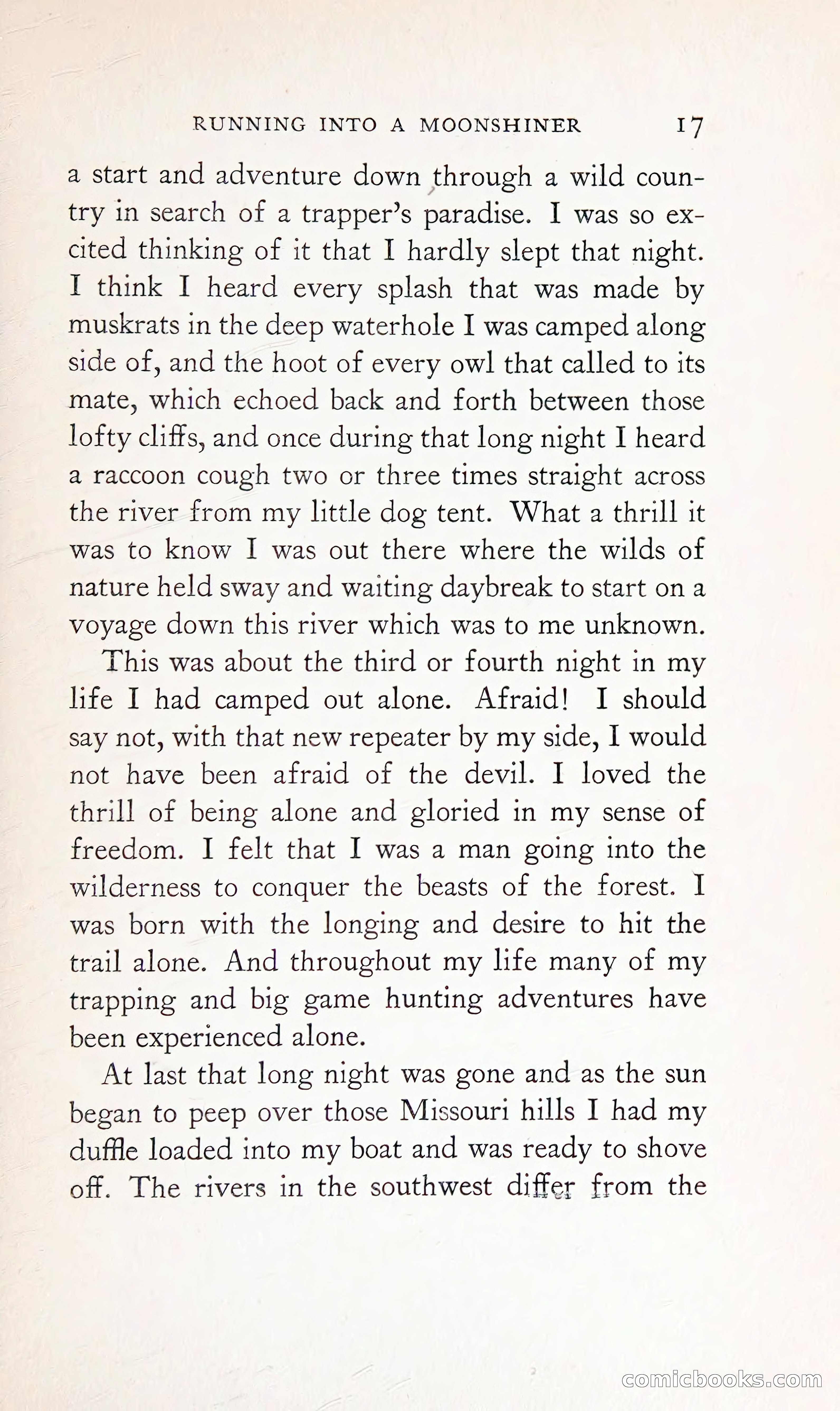 Thrilling Adventures: Guiding, Trapping, Big Game Hunting — page 42 of 287