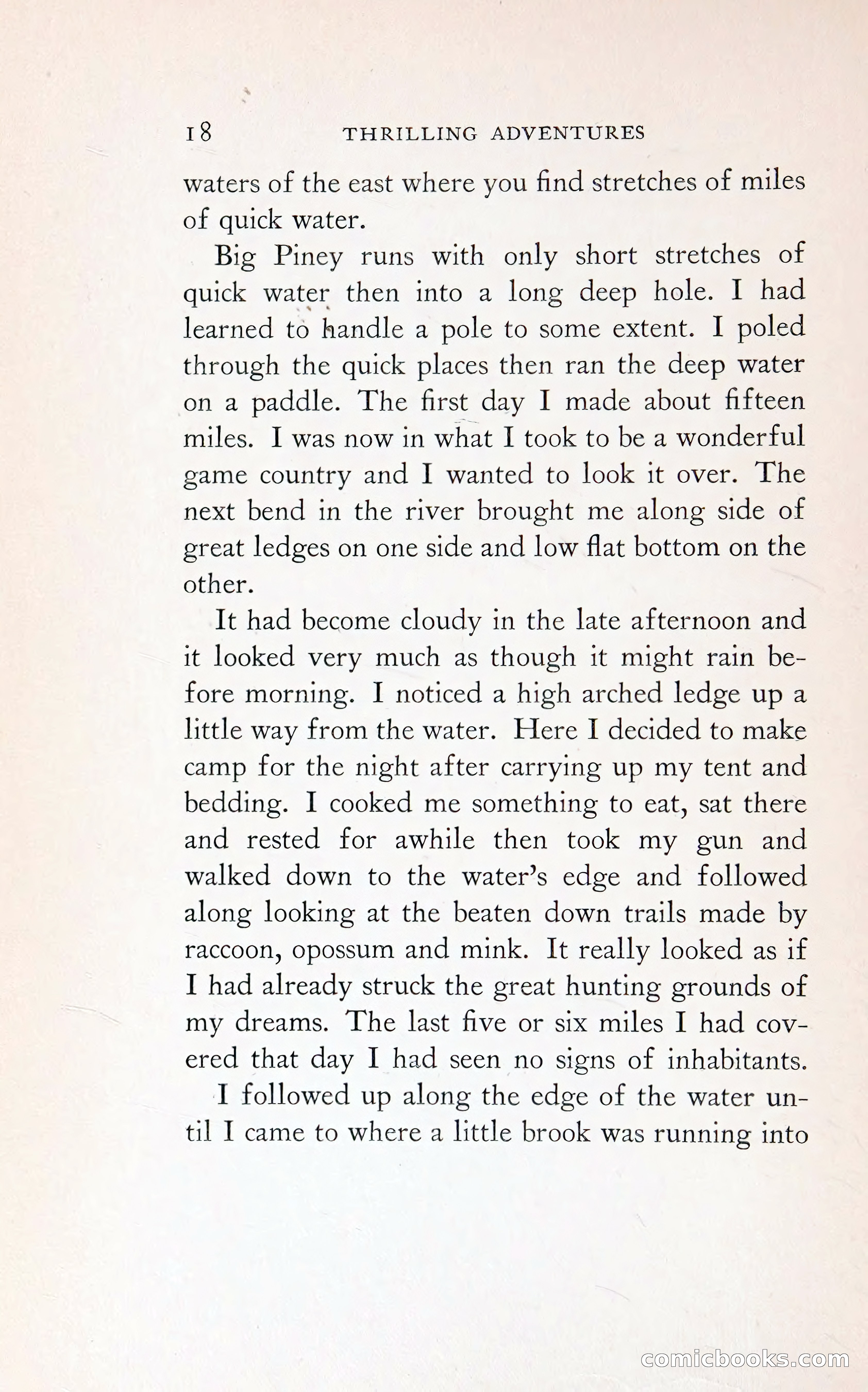 Thrilling Adventures: Guiding, Trapping, Big Game Hunting — page 43 of 287