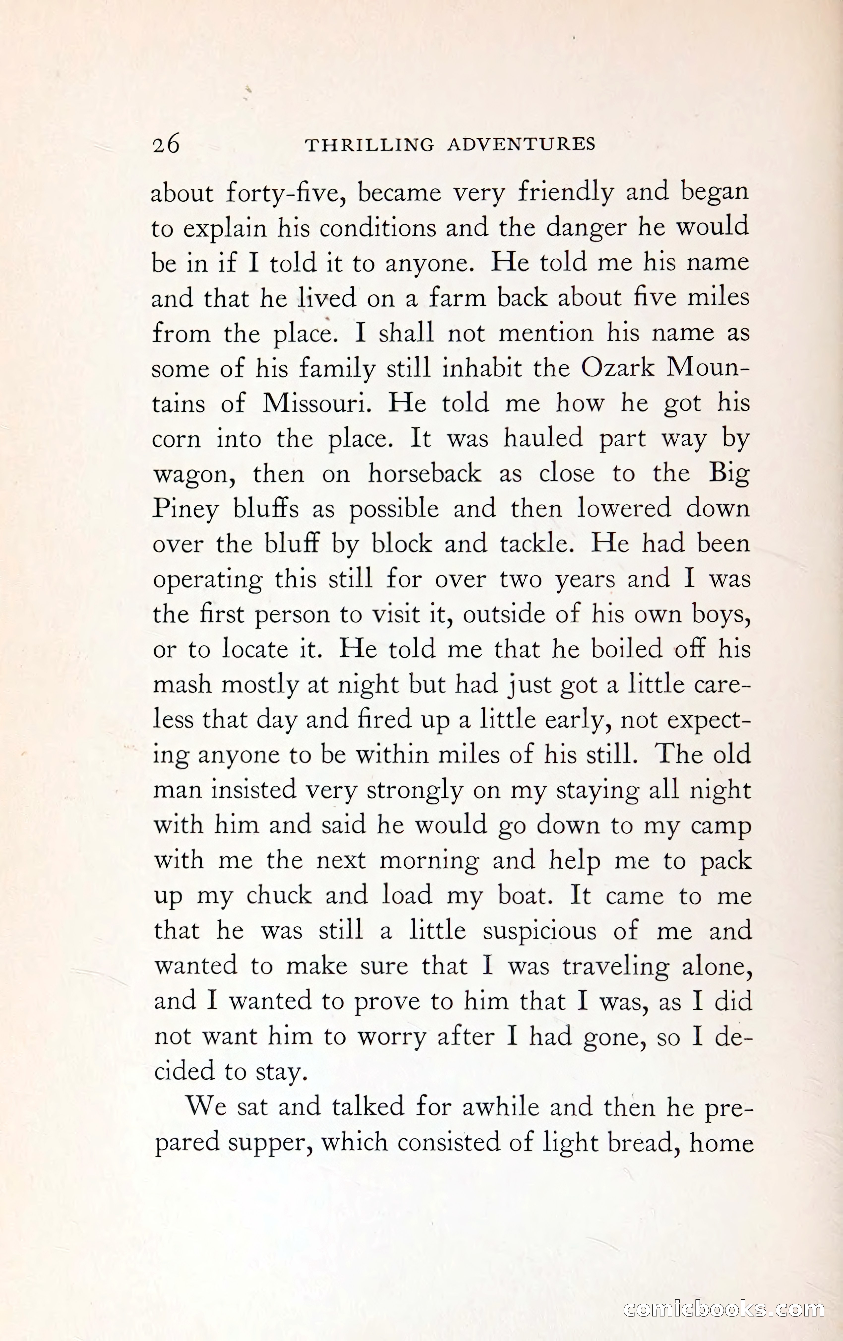 Thrilling Adventures: Guiding, Trapping, Big Game Hunting — page 55 of 287