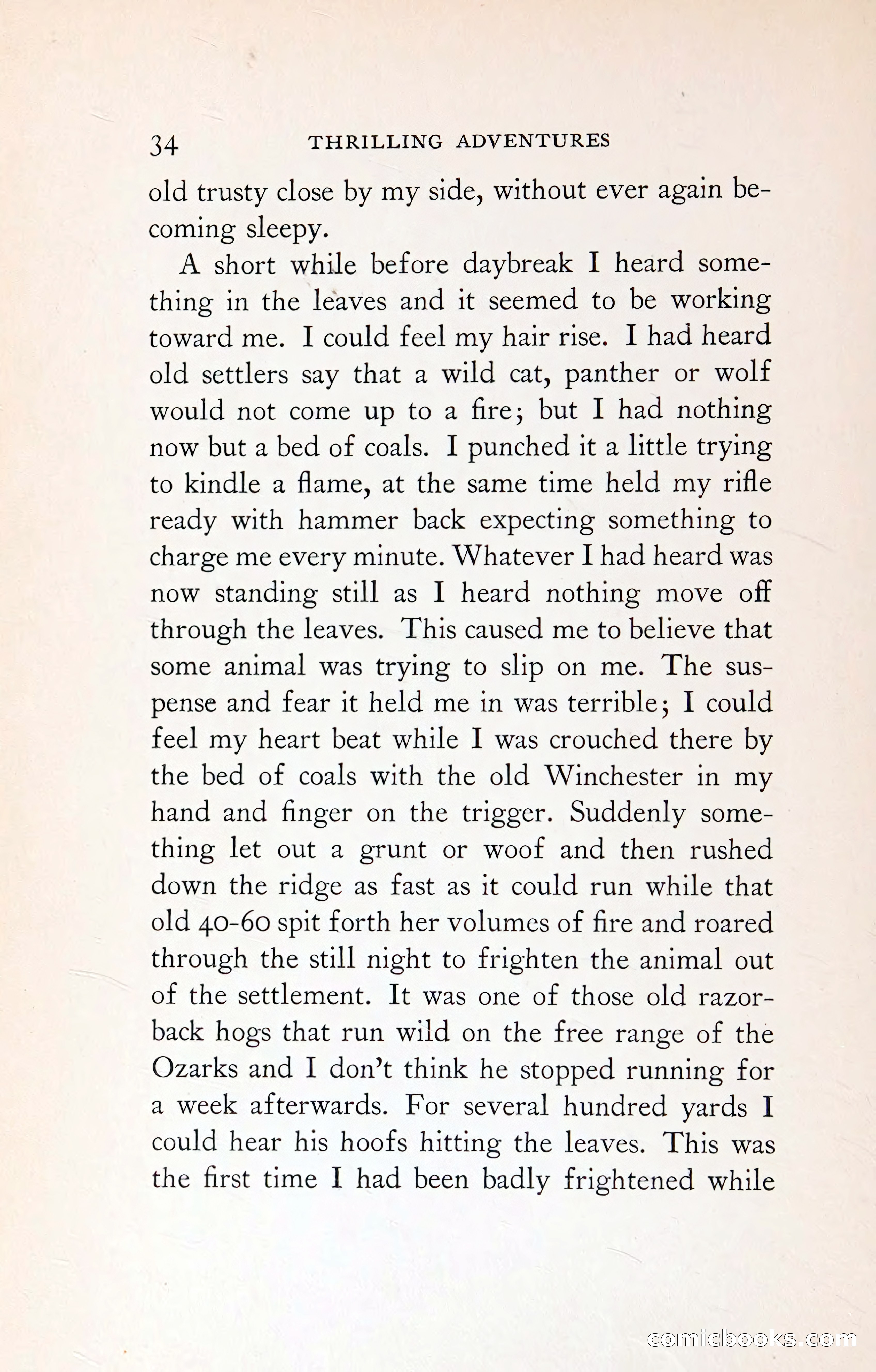 Thrilling Adventures: Guiding, Trapping, Big Game Hunting — page 67 of 287