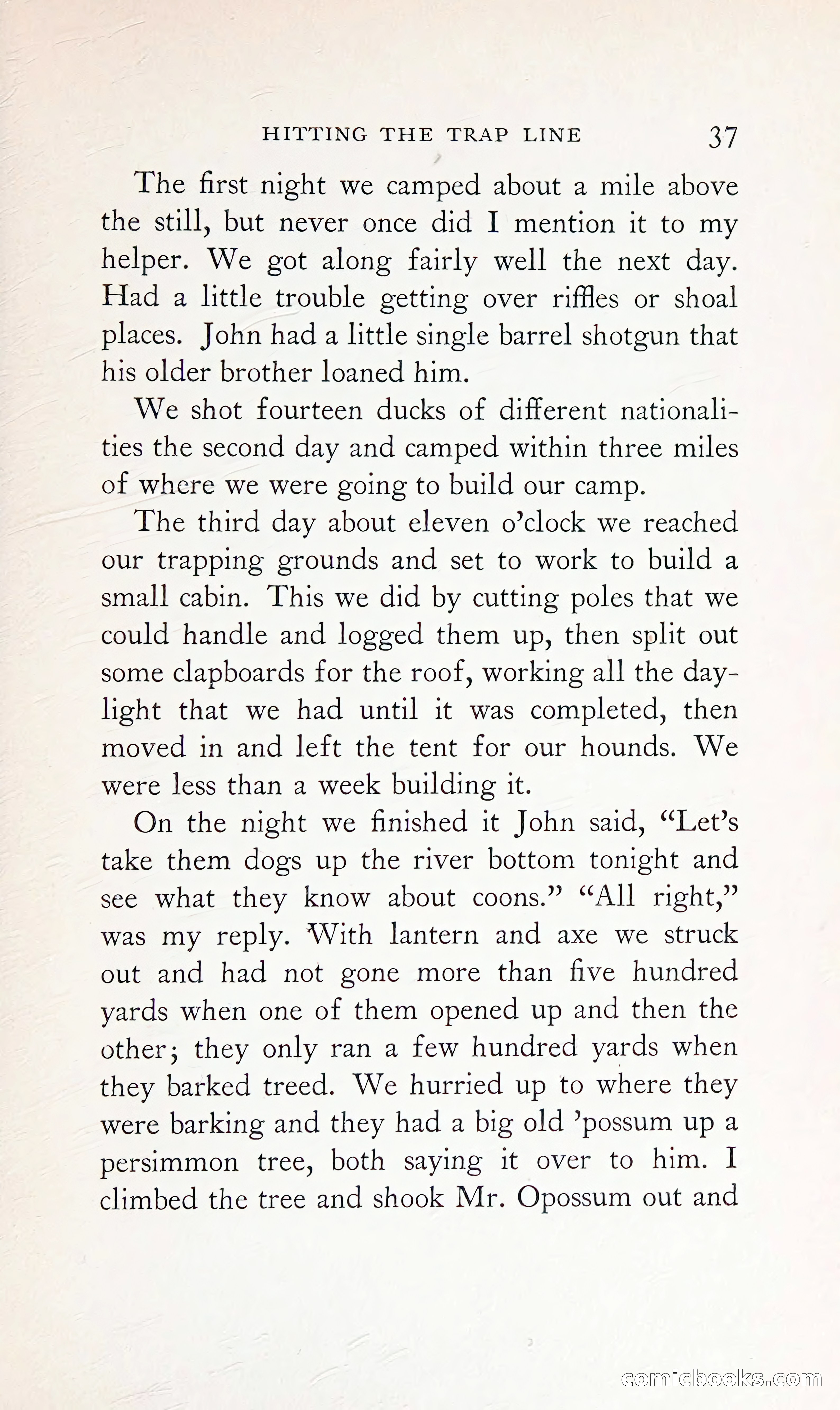 Thrilling Adventures: Guiding, Trapping, Big Game Hunting — page 72 of 287
