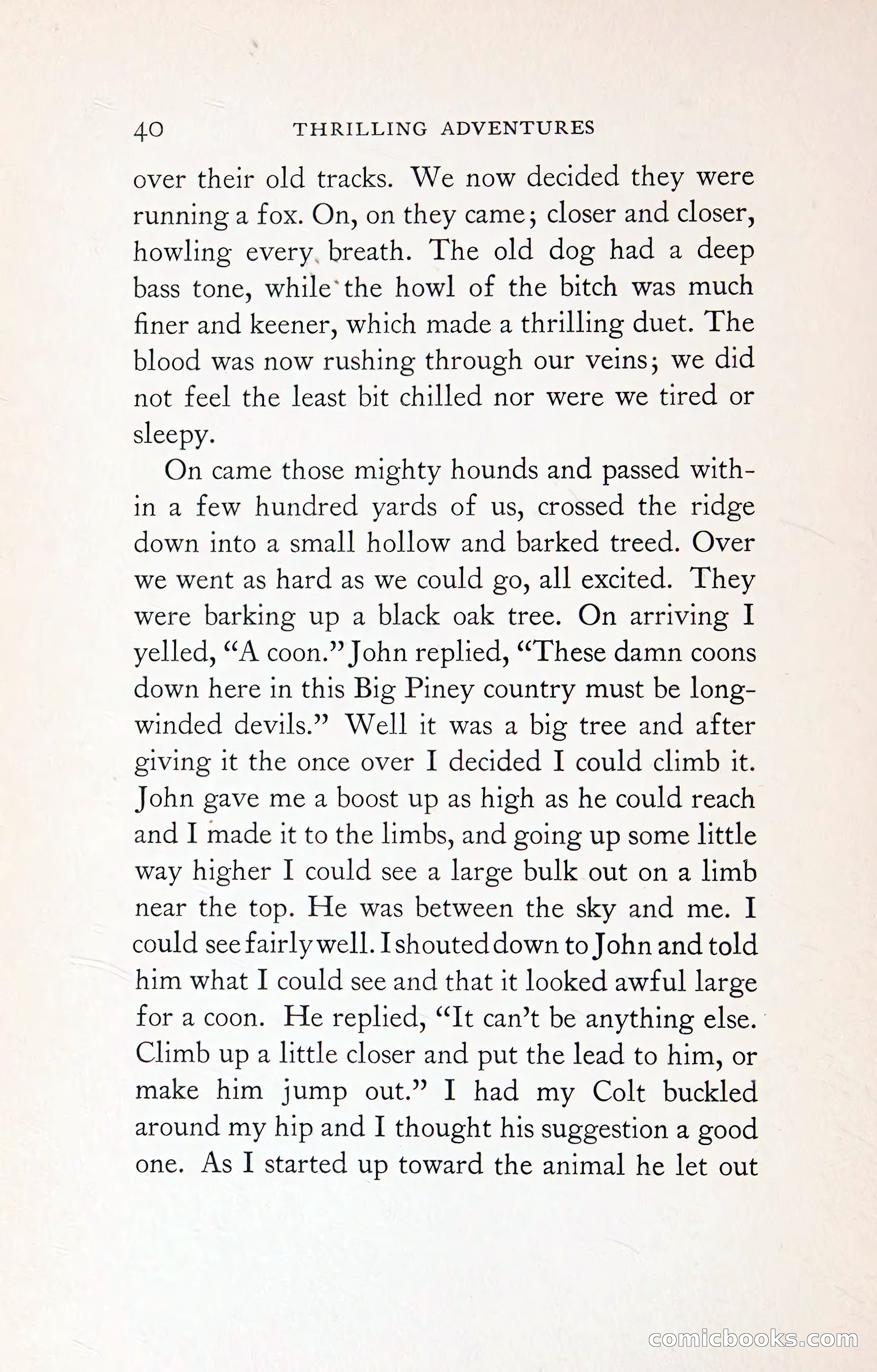 Thrilling Adventures: Guiding, Trapping, Big Game Hunting — page 77 of 287
