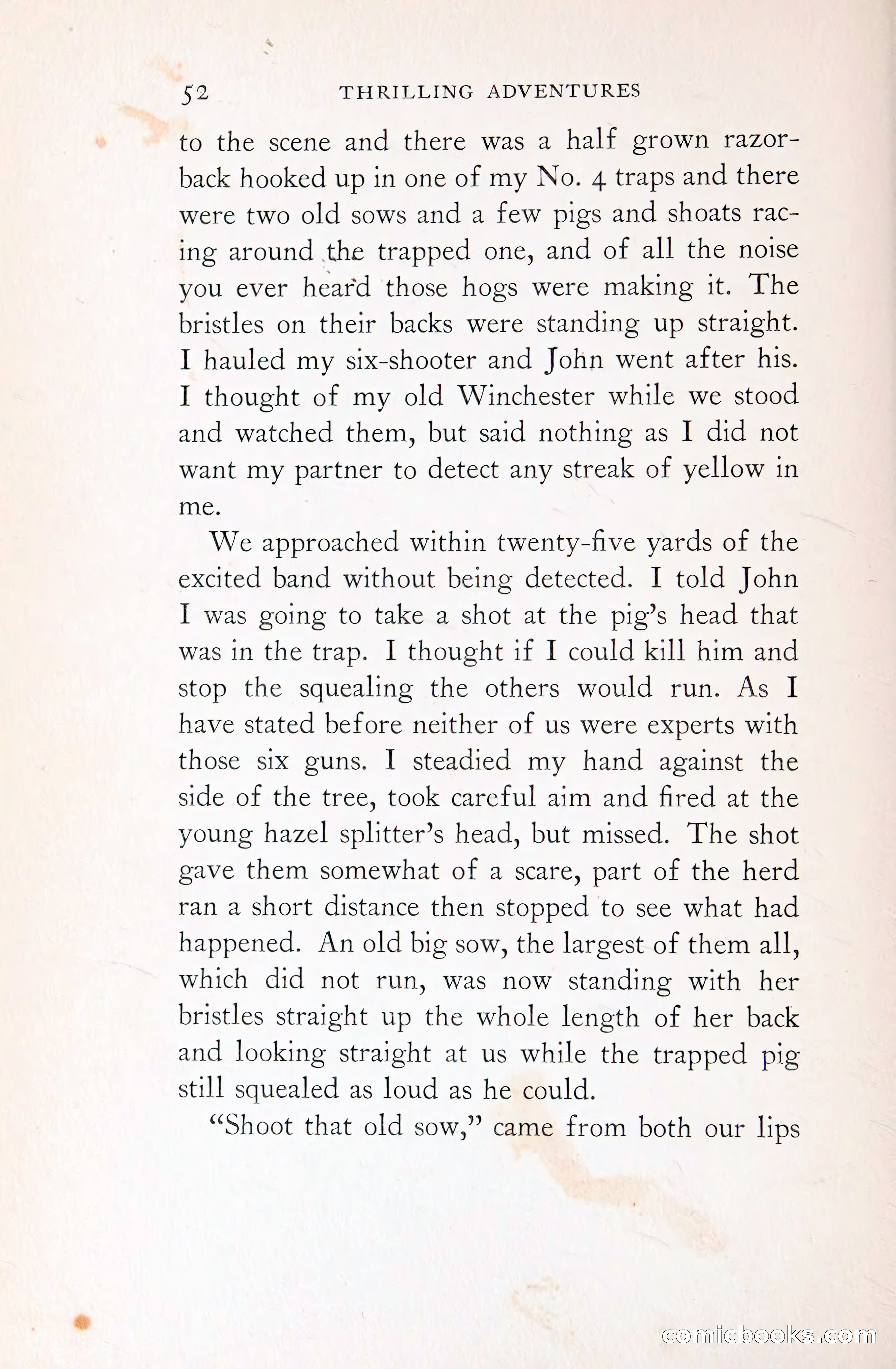 Thrilling Adventures: Guiding, Trapping, Big Game Hunting — page 95 of 287