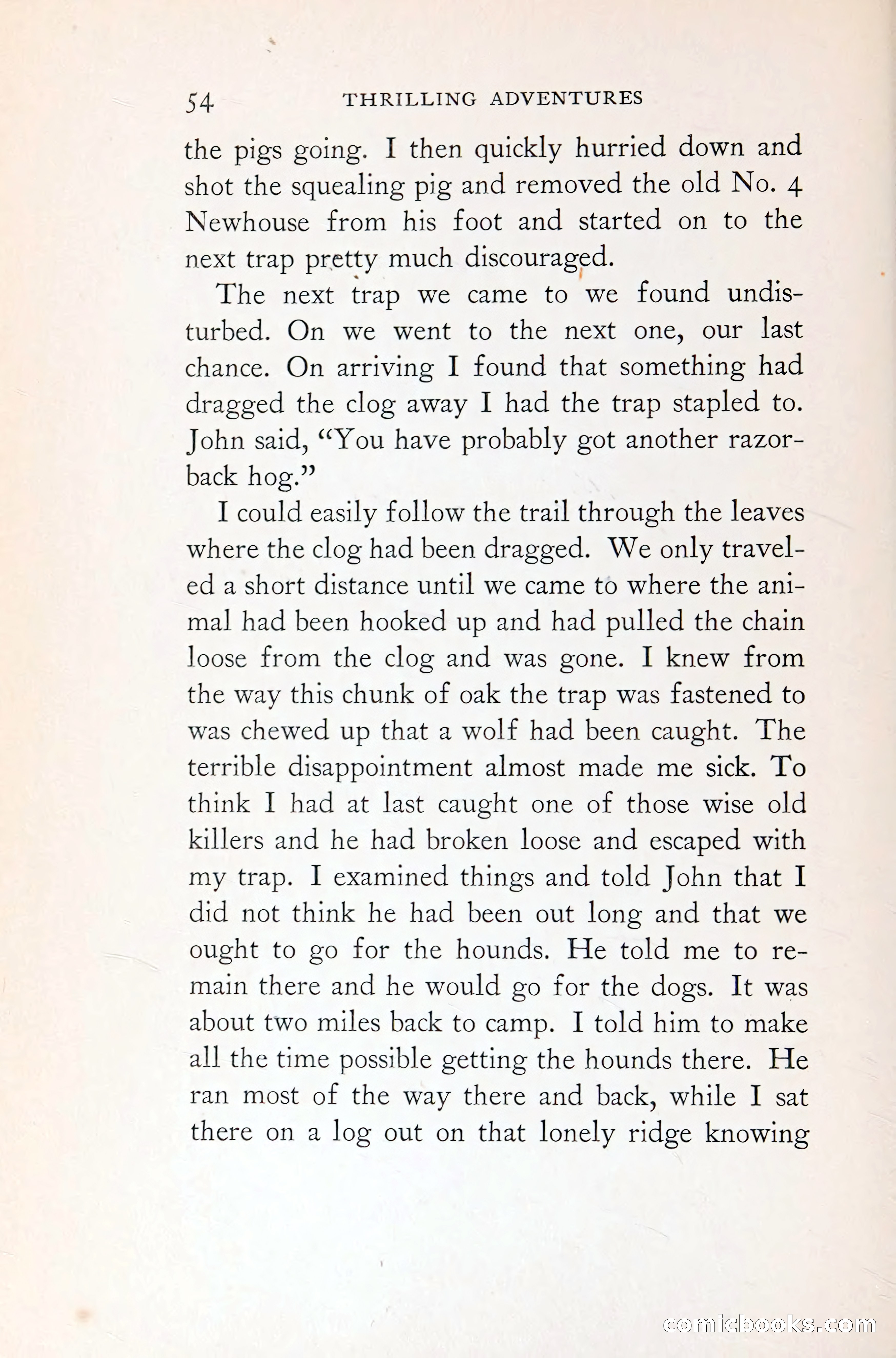 Thrilling Adventures: Guiding, Trapping, Big Game Hunting — page 97 of 287
