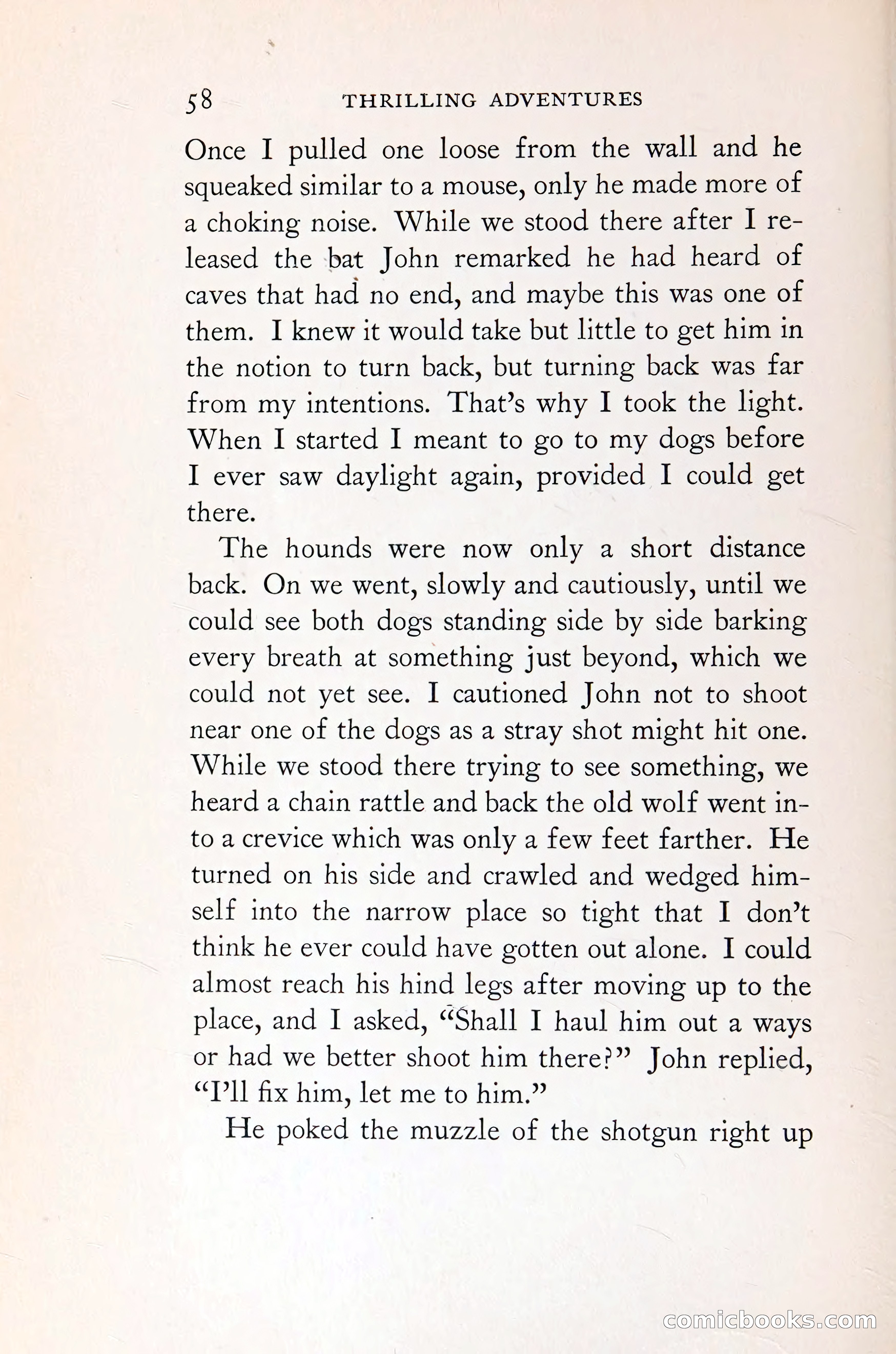 Thrilling Adventures: Guiding, Trapping, Big Game Hunting — page 103 of 287