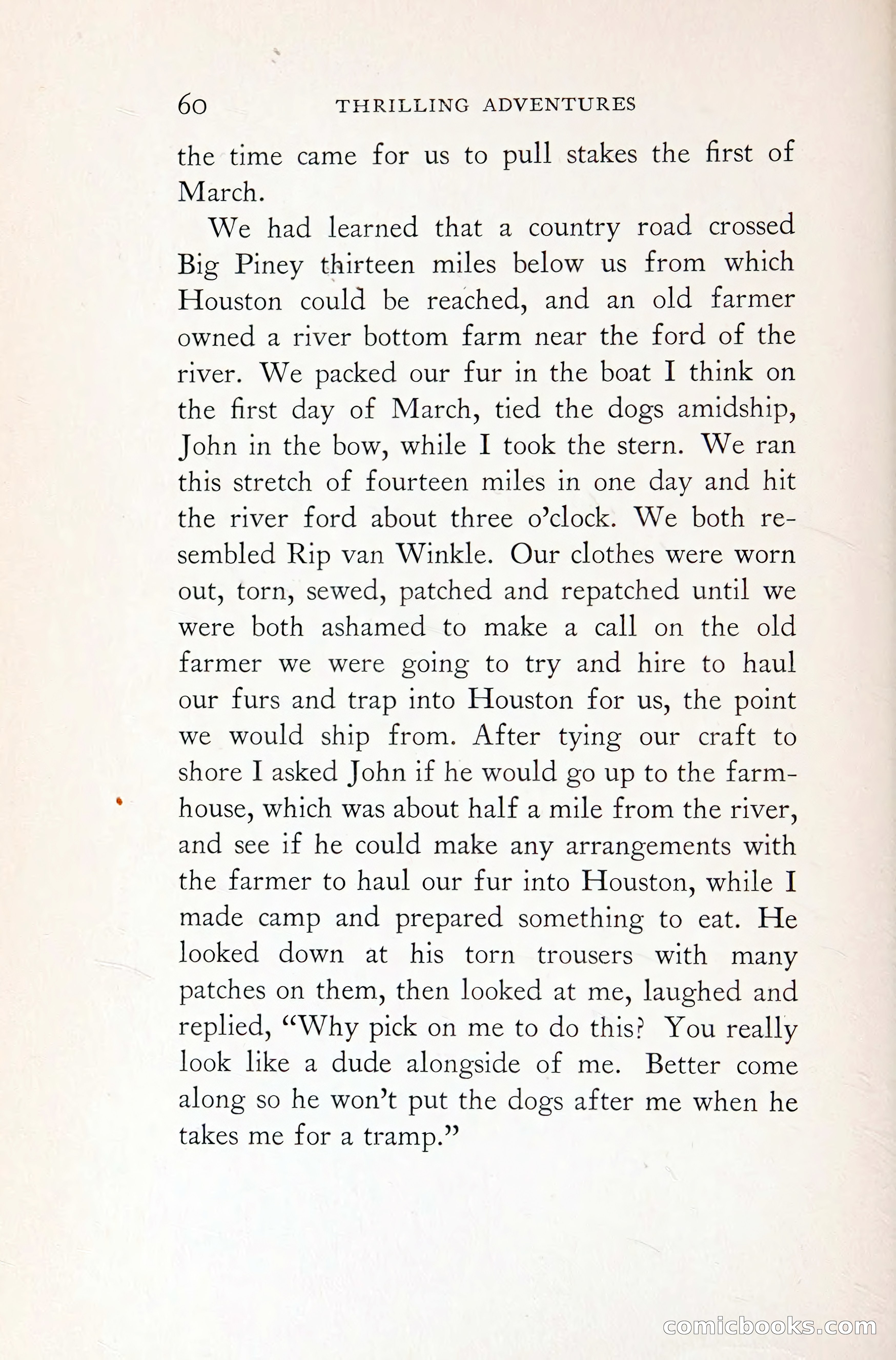 Thrilling Adventures: Guiding, Trapping, Big Game Hunting — page 107 of 287
