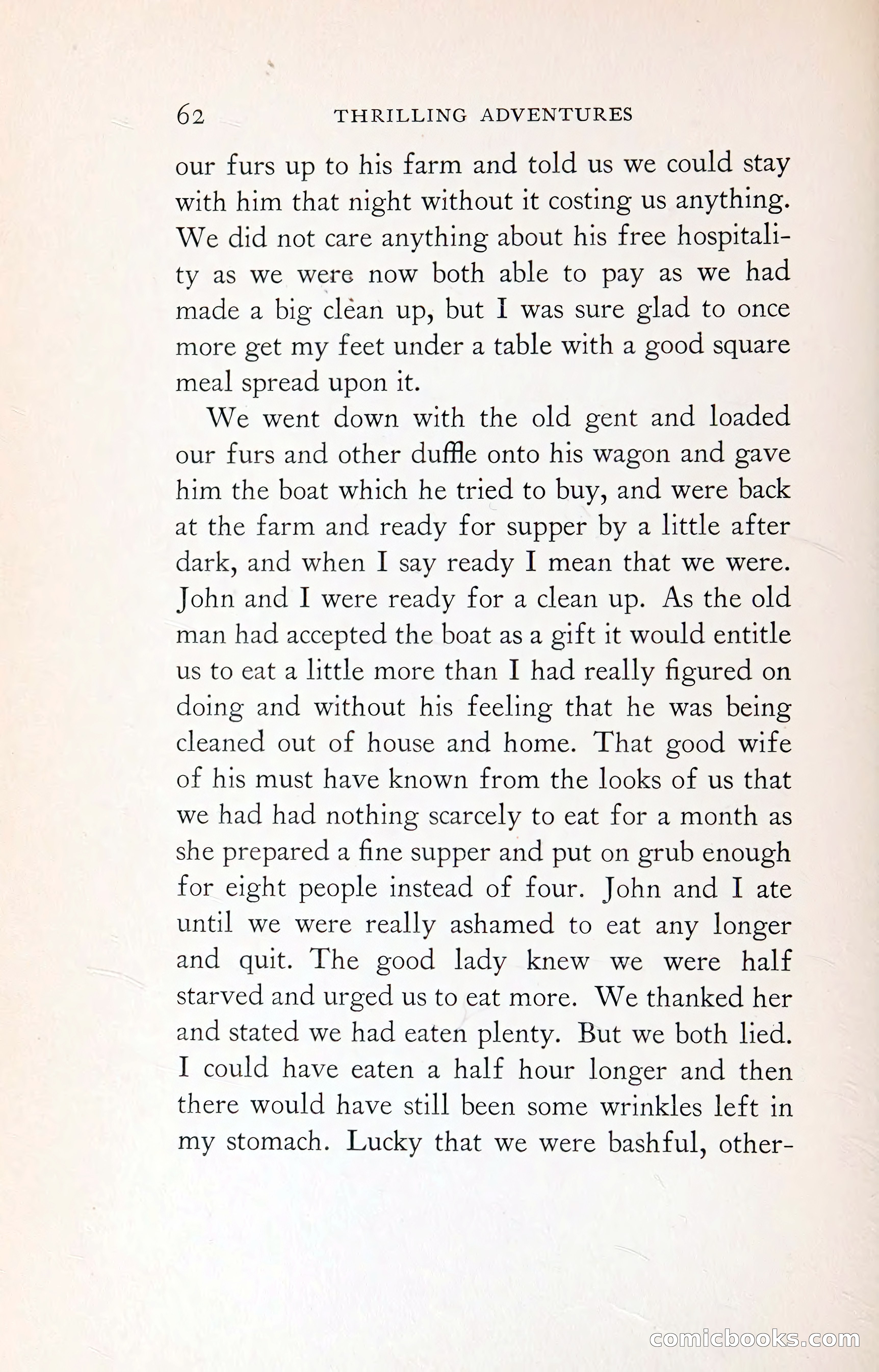Thrilling Adventures: Guiding, Trapping, Big Game Hunting — page 109 of 287