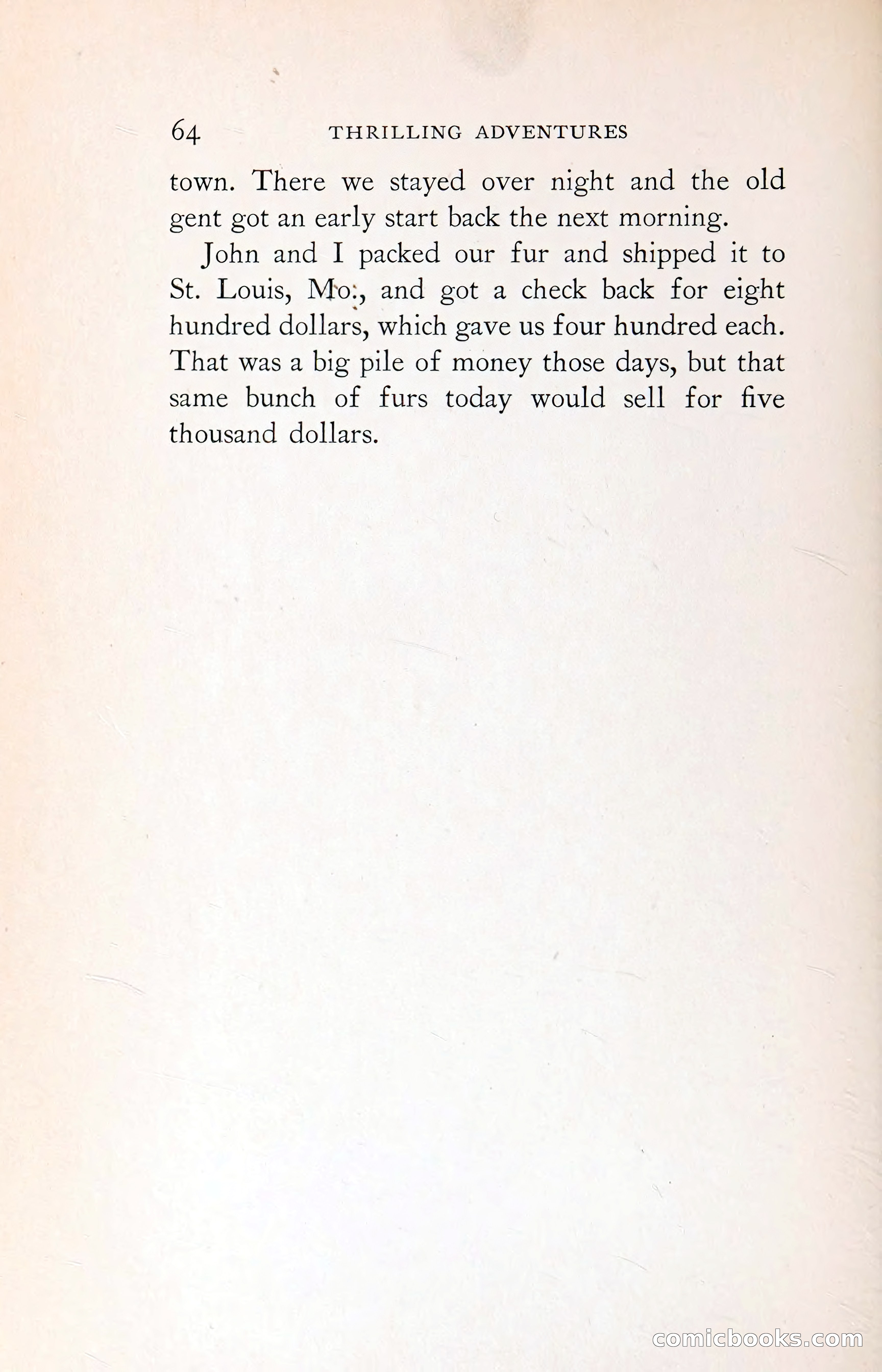 Thrilling Adventures: Guiding, Trapping, Big Game Hunting — page 113 of 287
