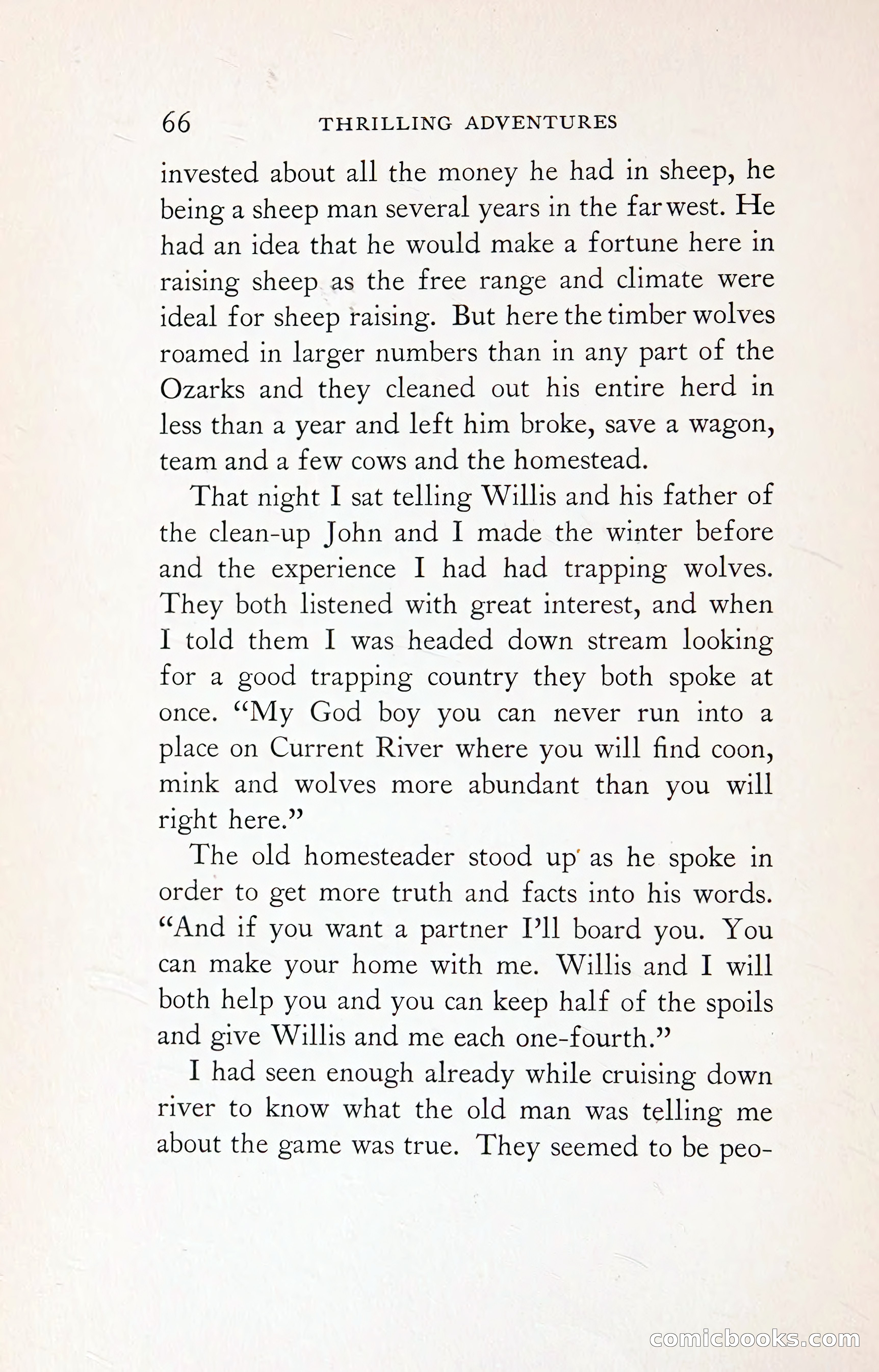 Thrilling Adventures: Guiding, Trapping, Big Game Hunting — page 117 of 287