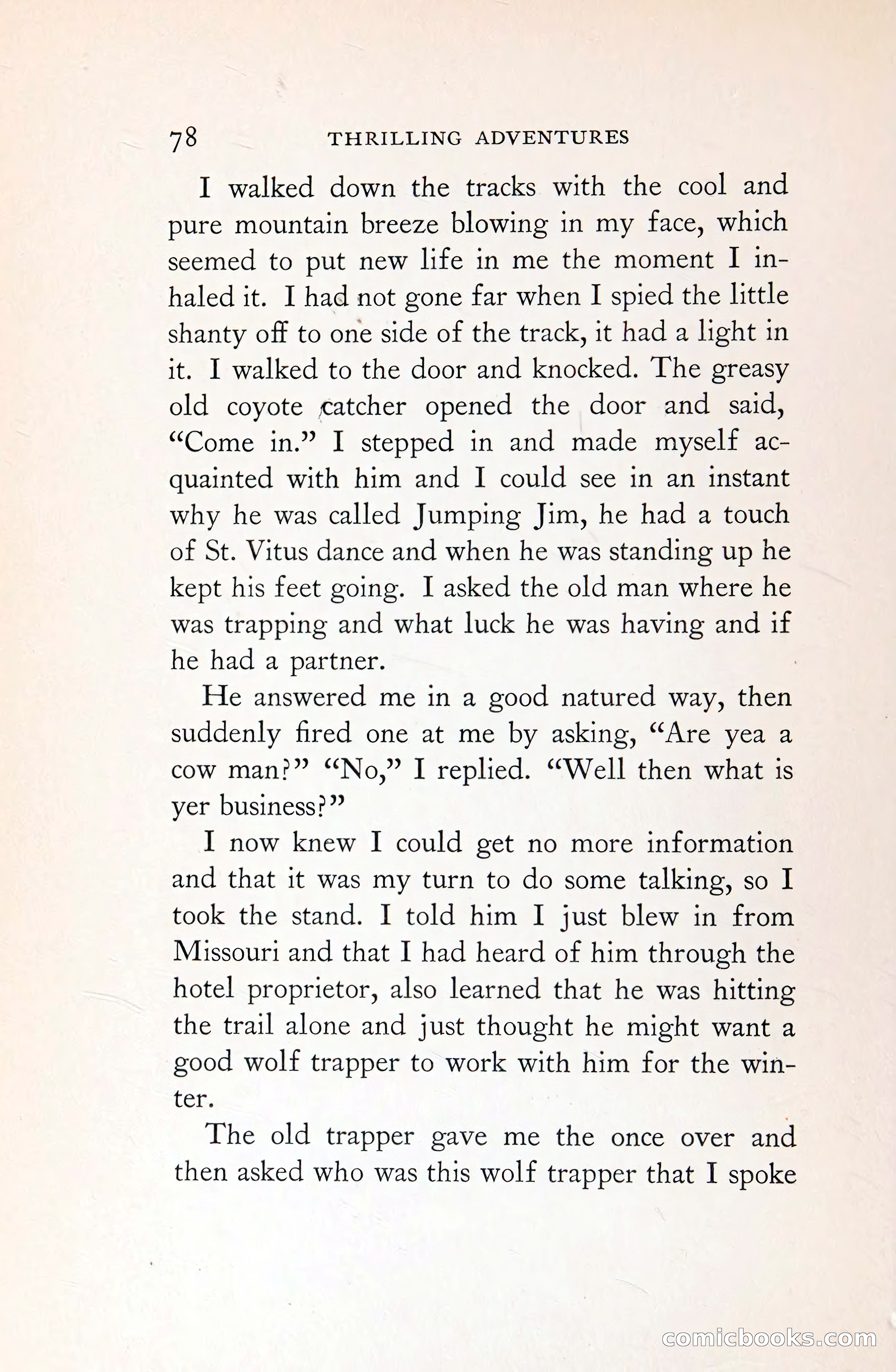 Thrilling Adventures: Guiding, Trapping, Big Game Hunting — page 135 of 287