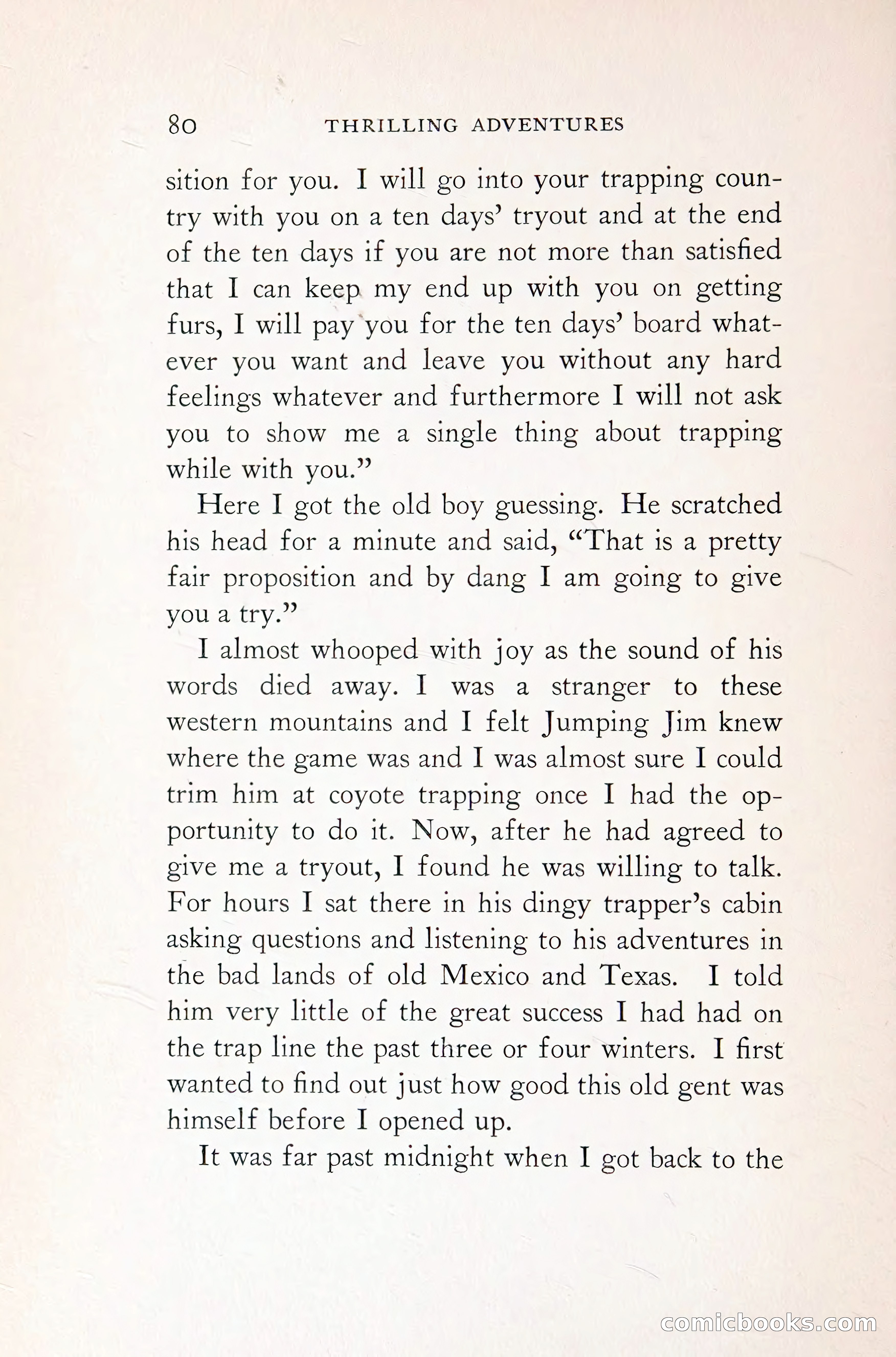 Thrilling Adventures: Guiding, Trapping, Big Game Hunting — page 139 of 287