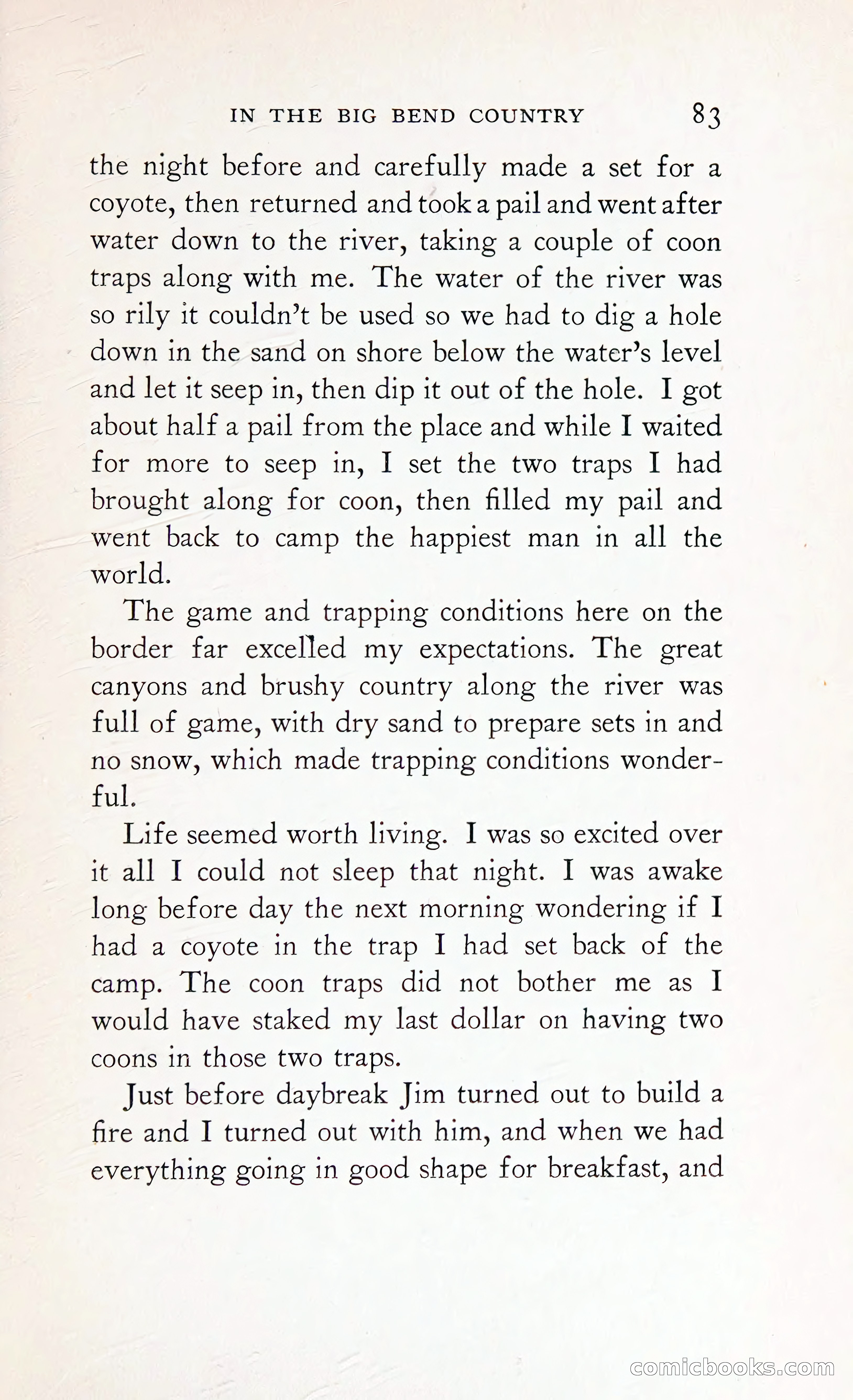 Thrilling Adventures: Guiding, Trapping, Big Game Hunting — page 142 of 287