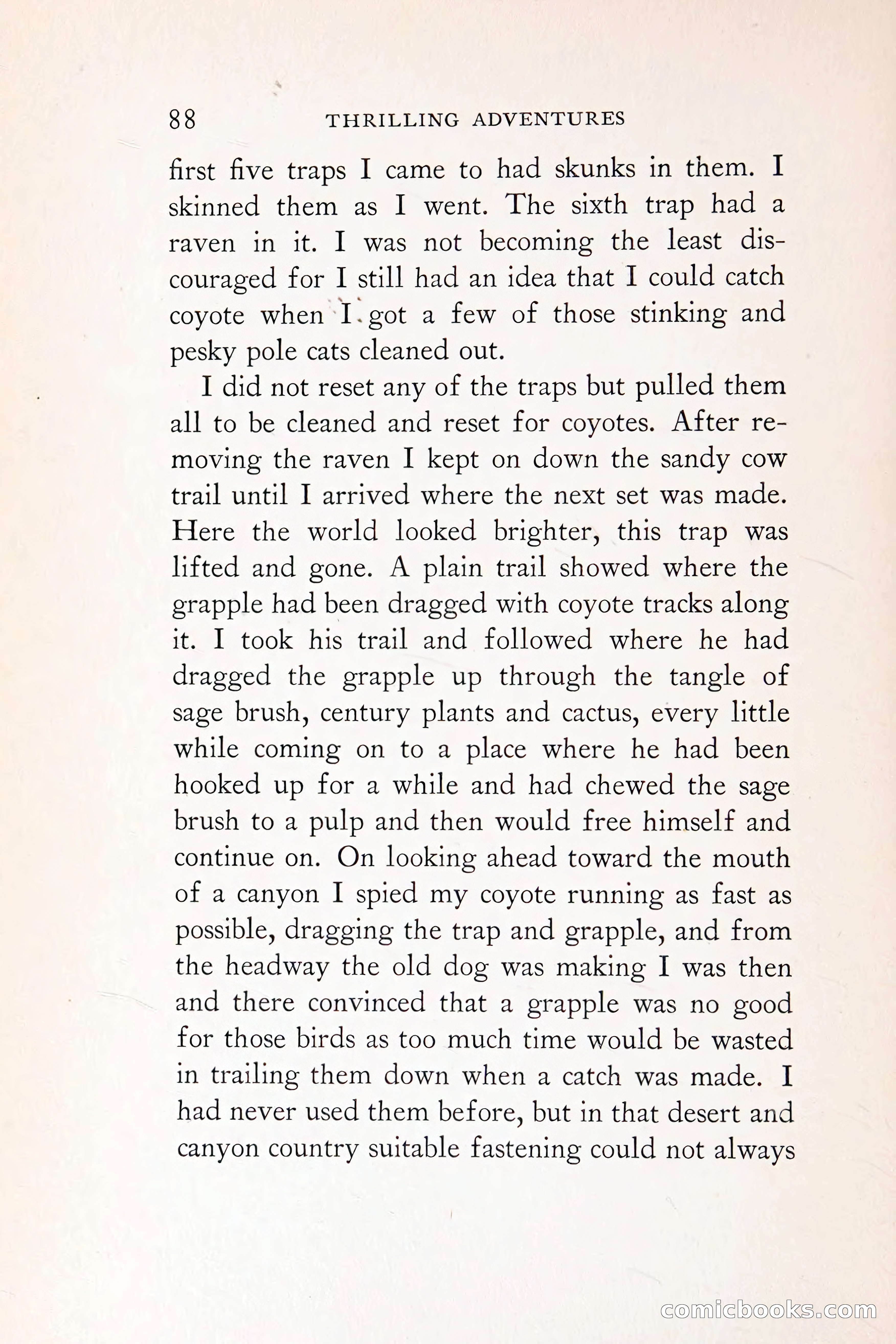 Thrilling Adventures: Guiding, Trapping, Big Game Hunting — page 151 of 287