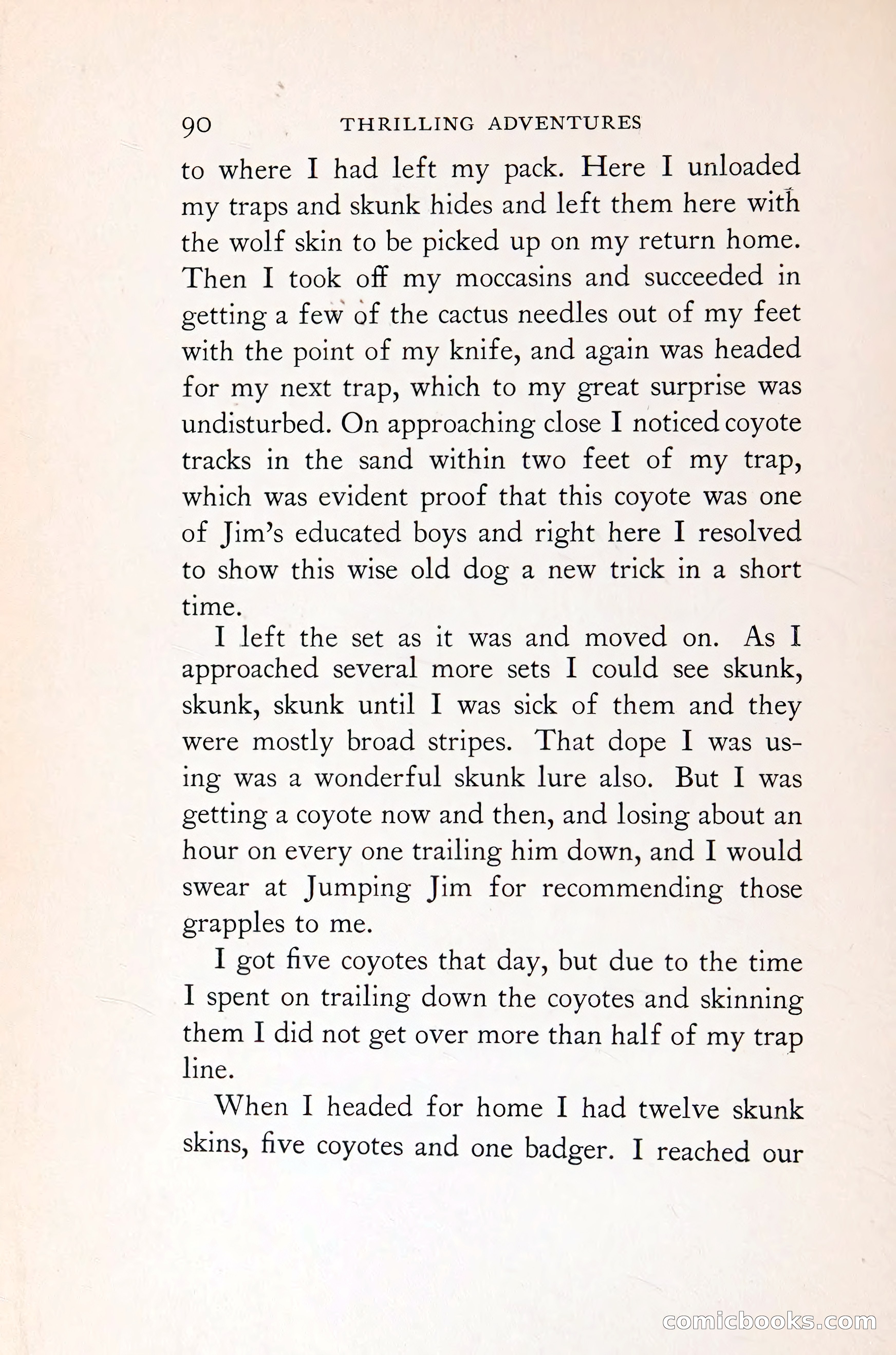 Thrilling Adventures: Guiding, Trapping, Big Game Hunting — page 153 of 287