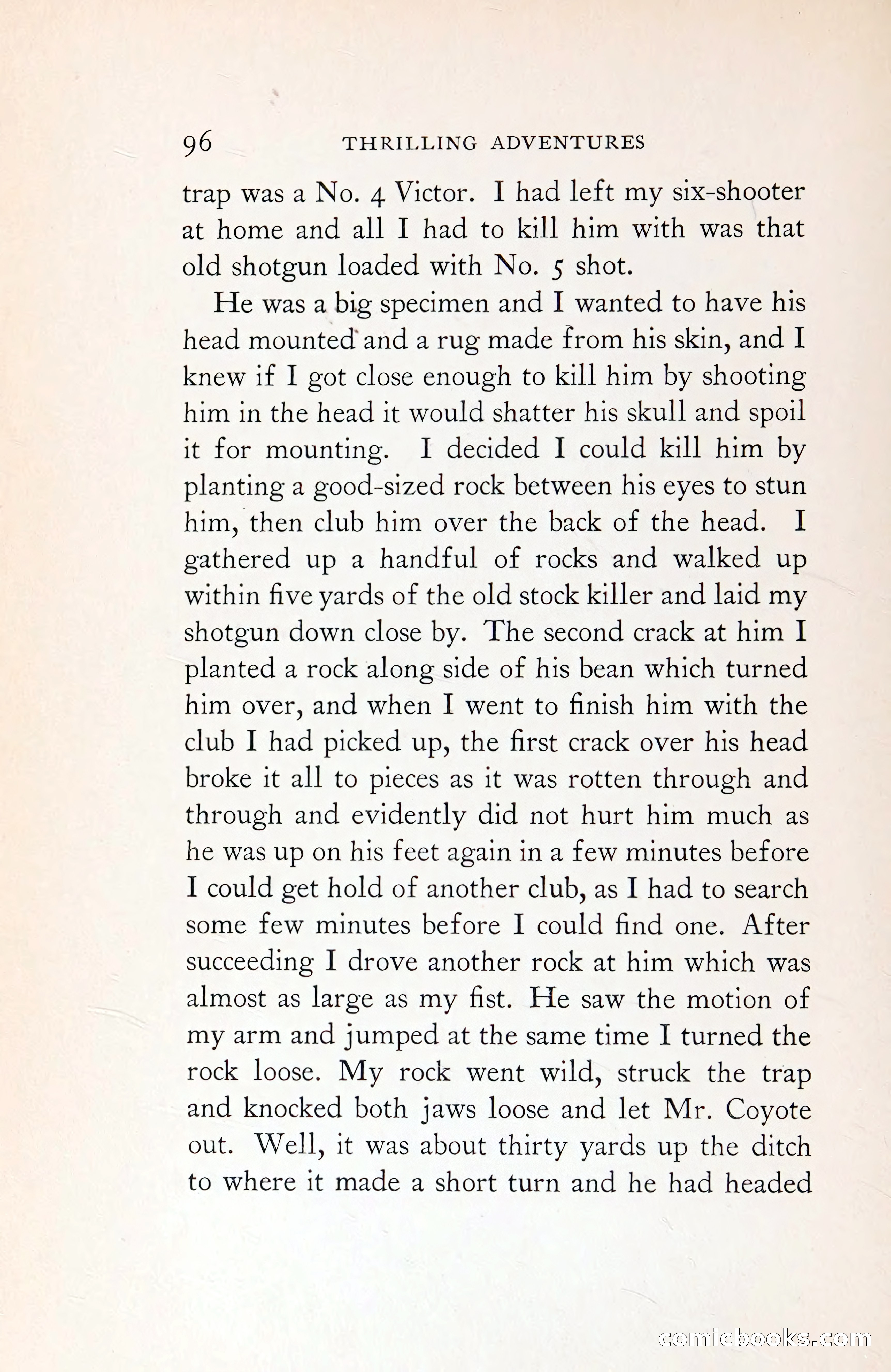 Thrilling Adventures: Guiding, Trapping, Big Game Hunting — page 163 of 287