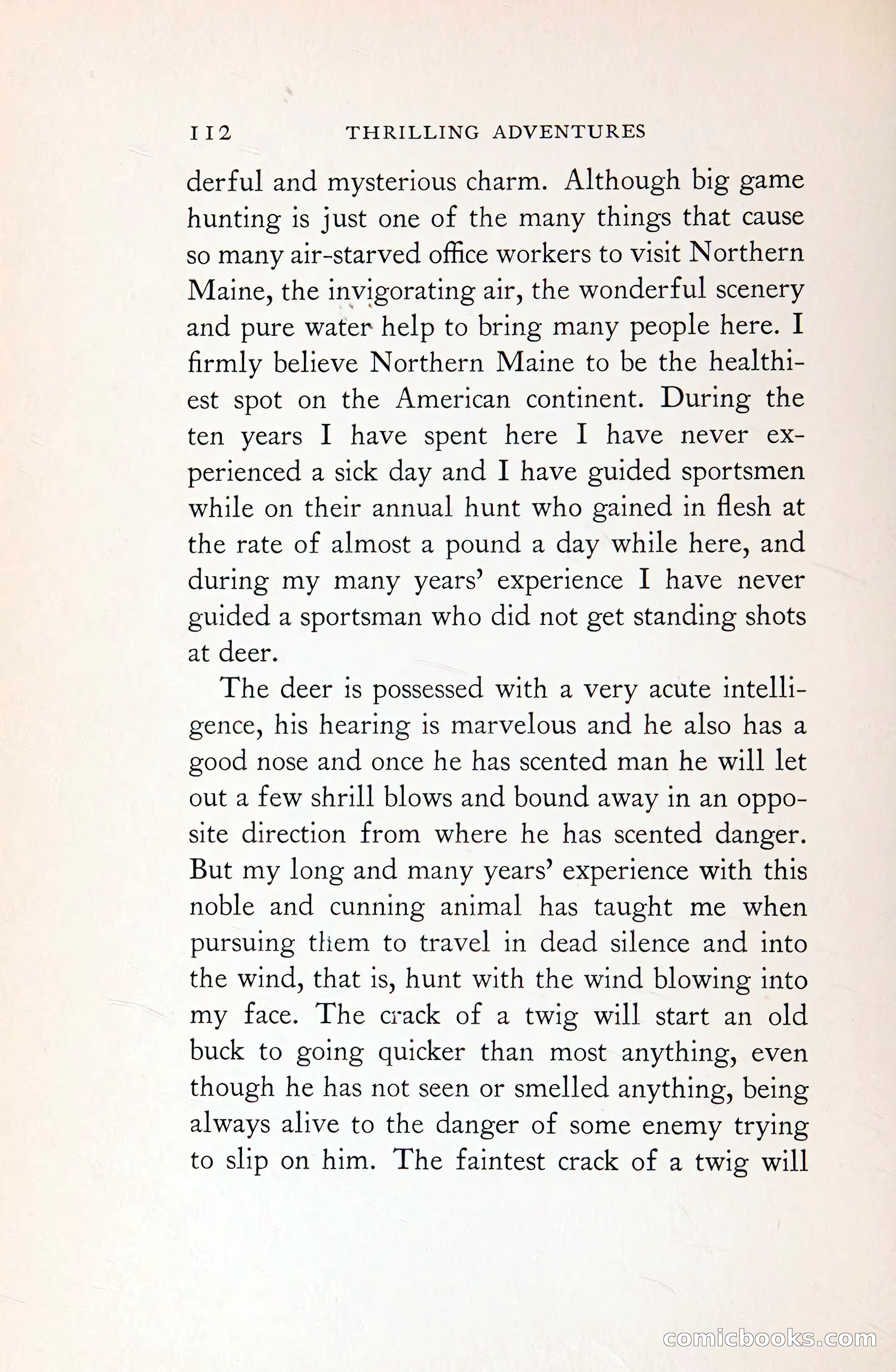 Thrilling Adventures: Guiding, Trapping, Big Game Hunting — page 191 of 287